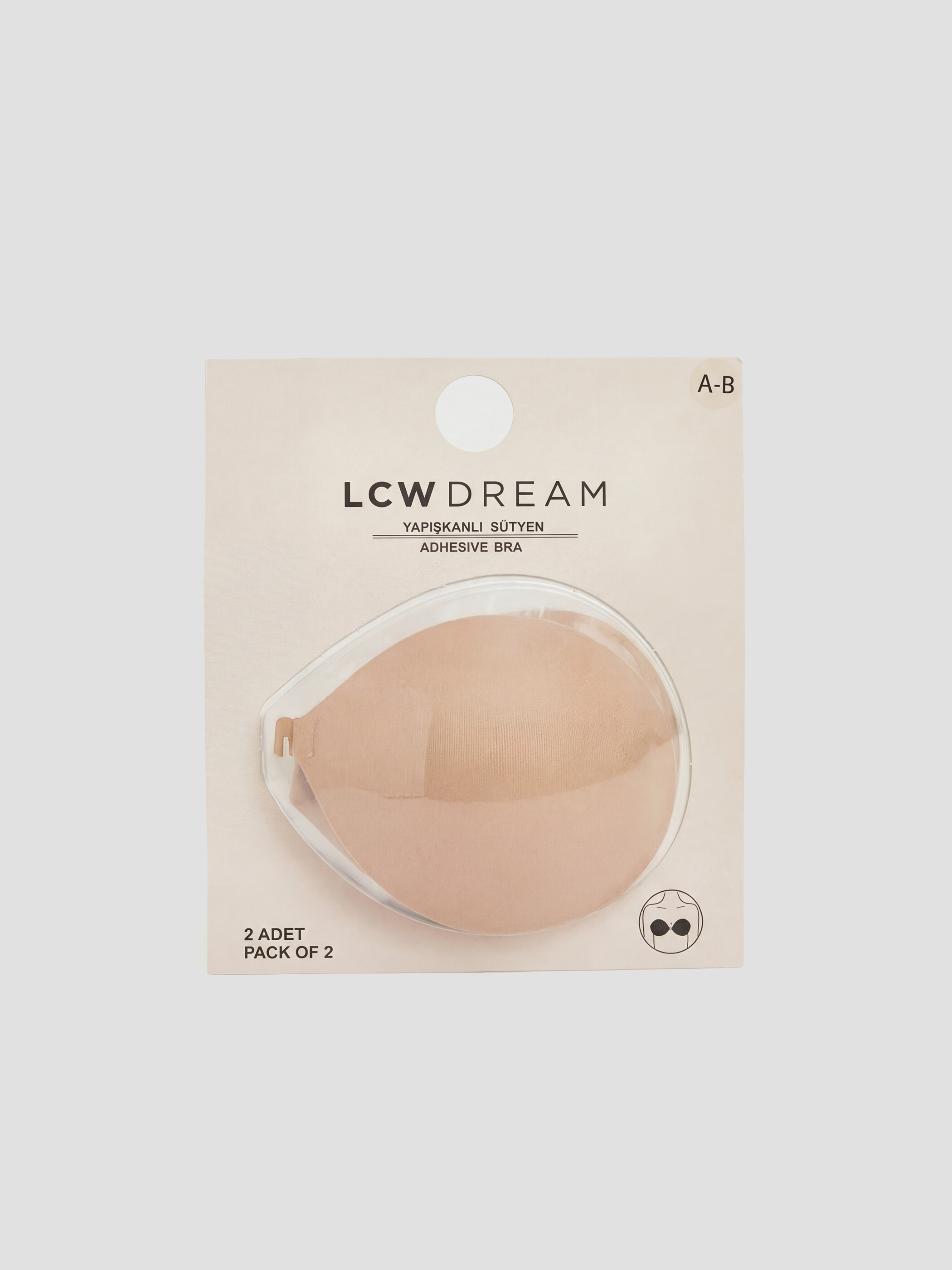 LCW DREAM Yapışkanlı Silikon Göğüs Ucu Kapatıcı - S60206Z8-D0P