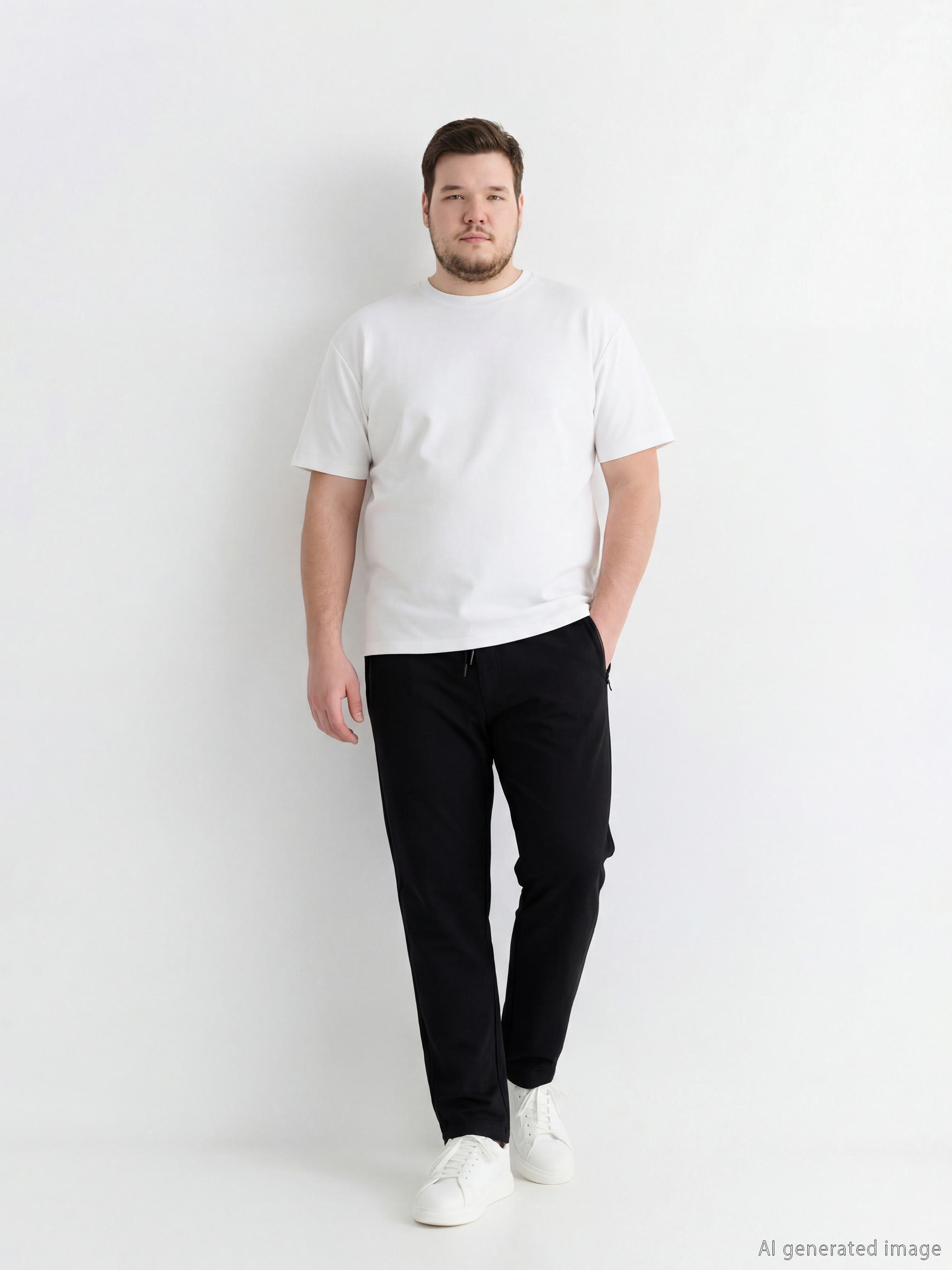 Мужские спортивные штаны стандартного кроя-1