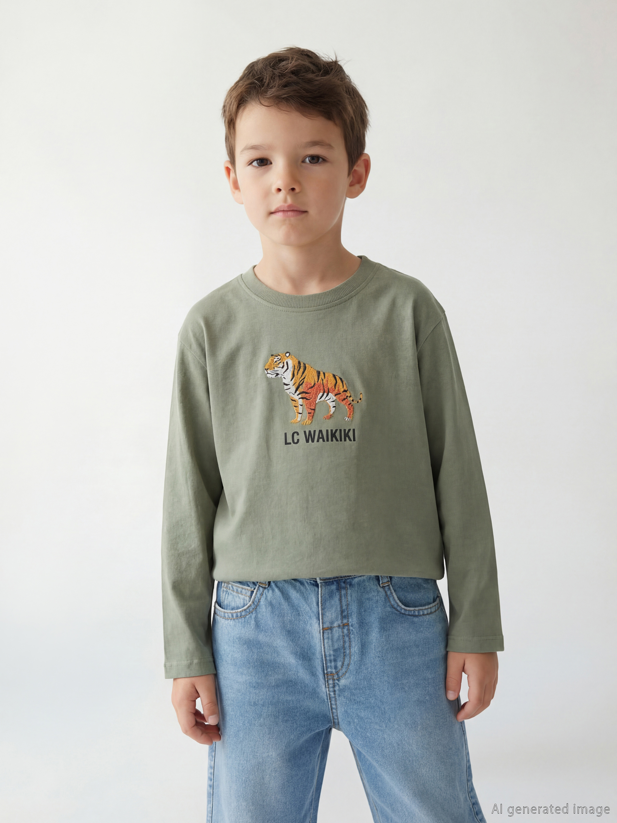 Dječak ZELENA Majica kratkih rukava-3