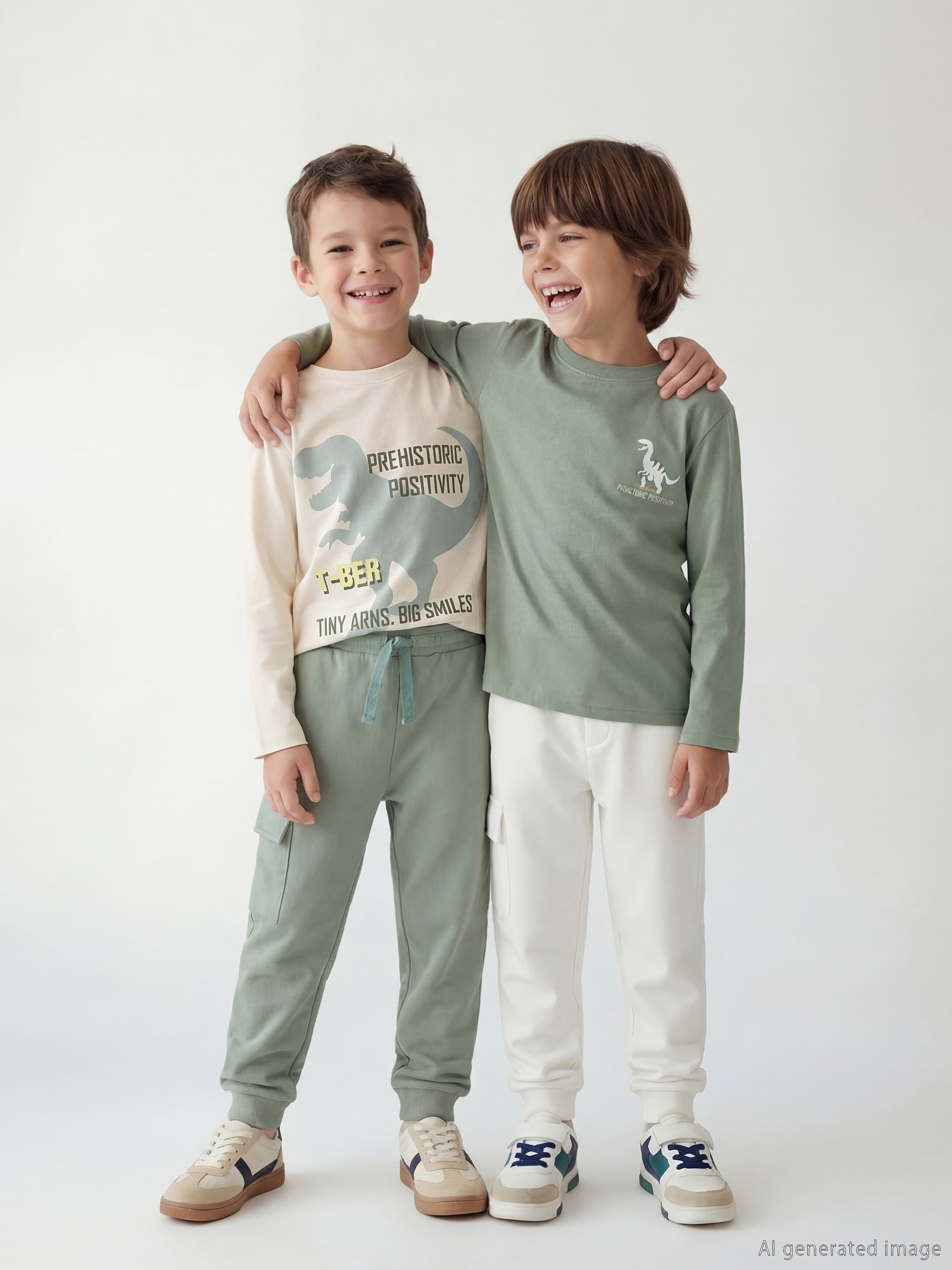 LCW Kids Boys' Cargo Pocket Sweatpants Set of 2 - S61452Z1-GX7