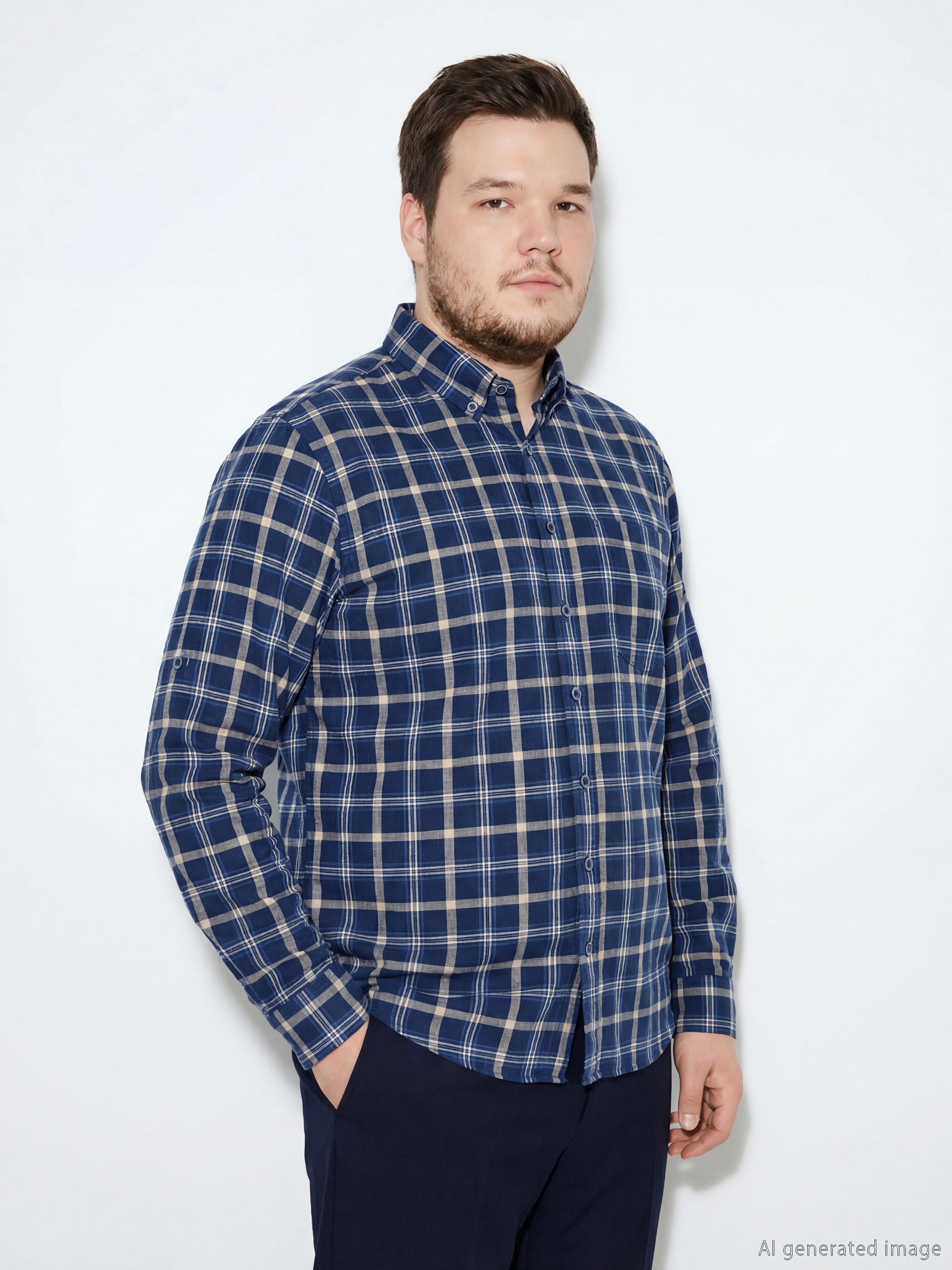 LCWAIKIKI Classic Regular Fit Ekose Erkek Gömlek - S61470Z8-LN6