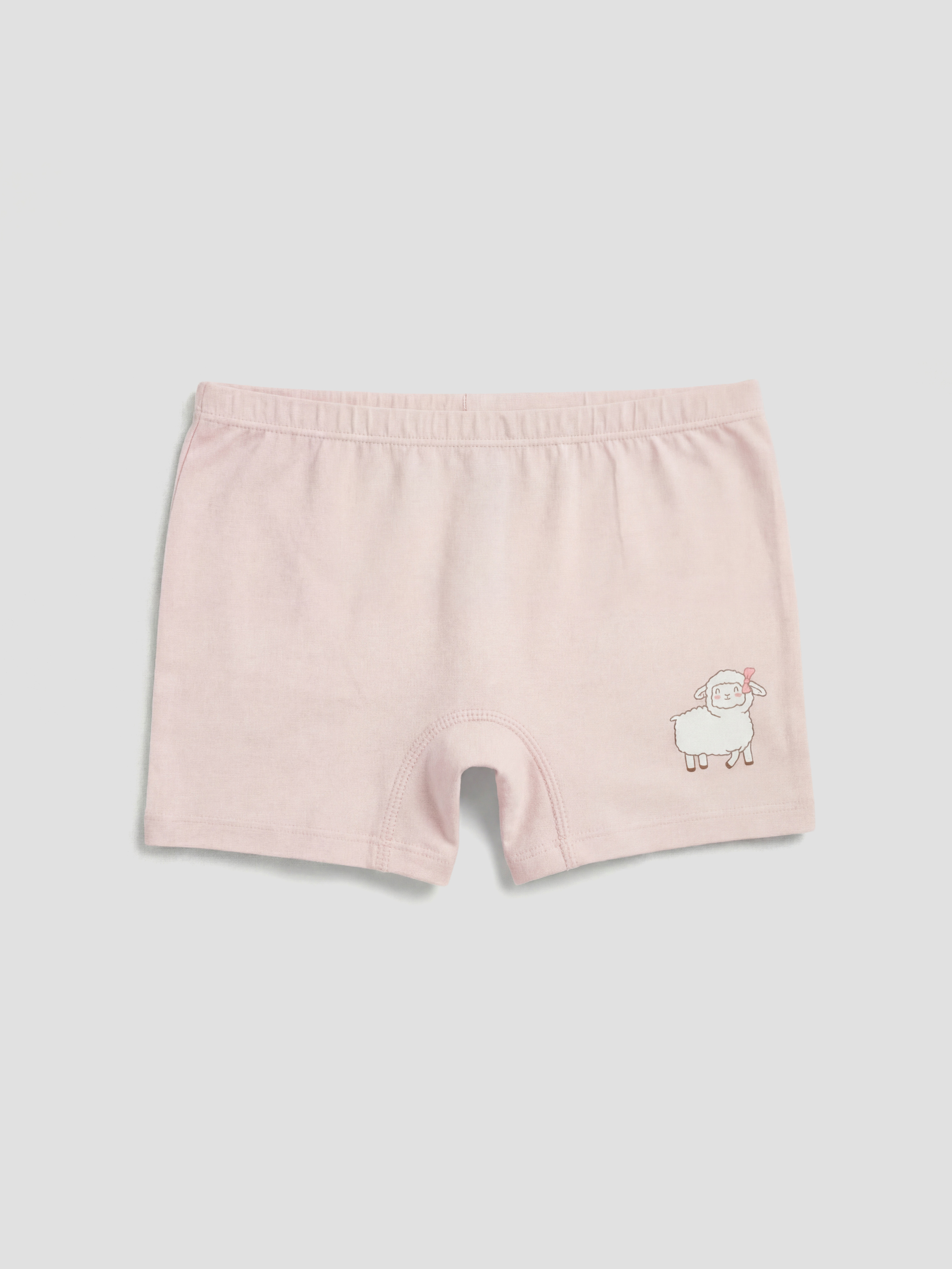 Girl White Boxer Briefs-2