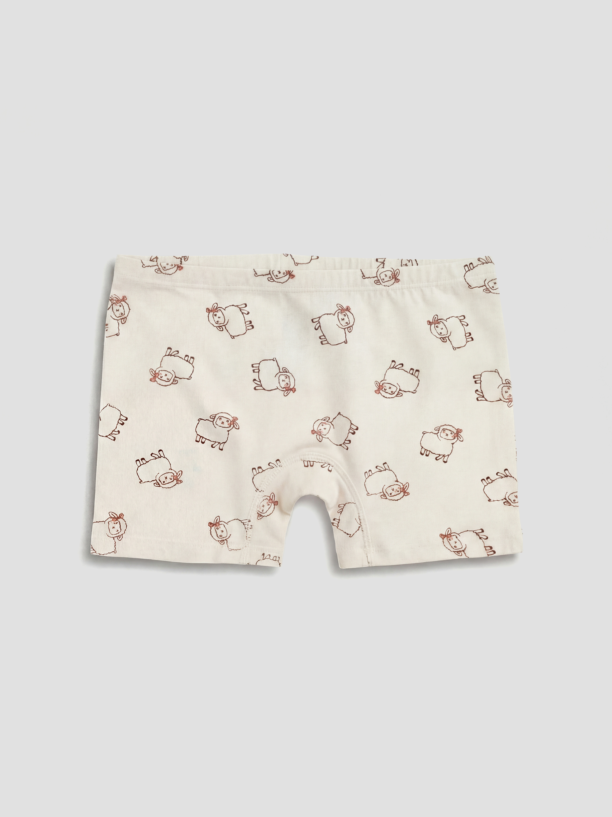 Girl White Boxer Briefs-4