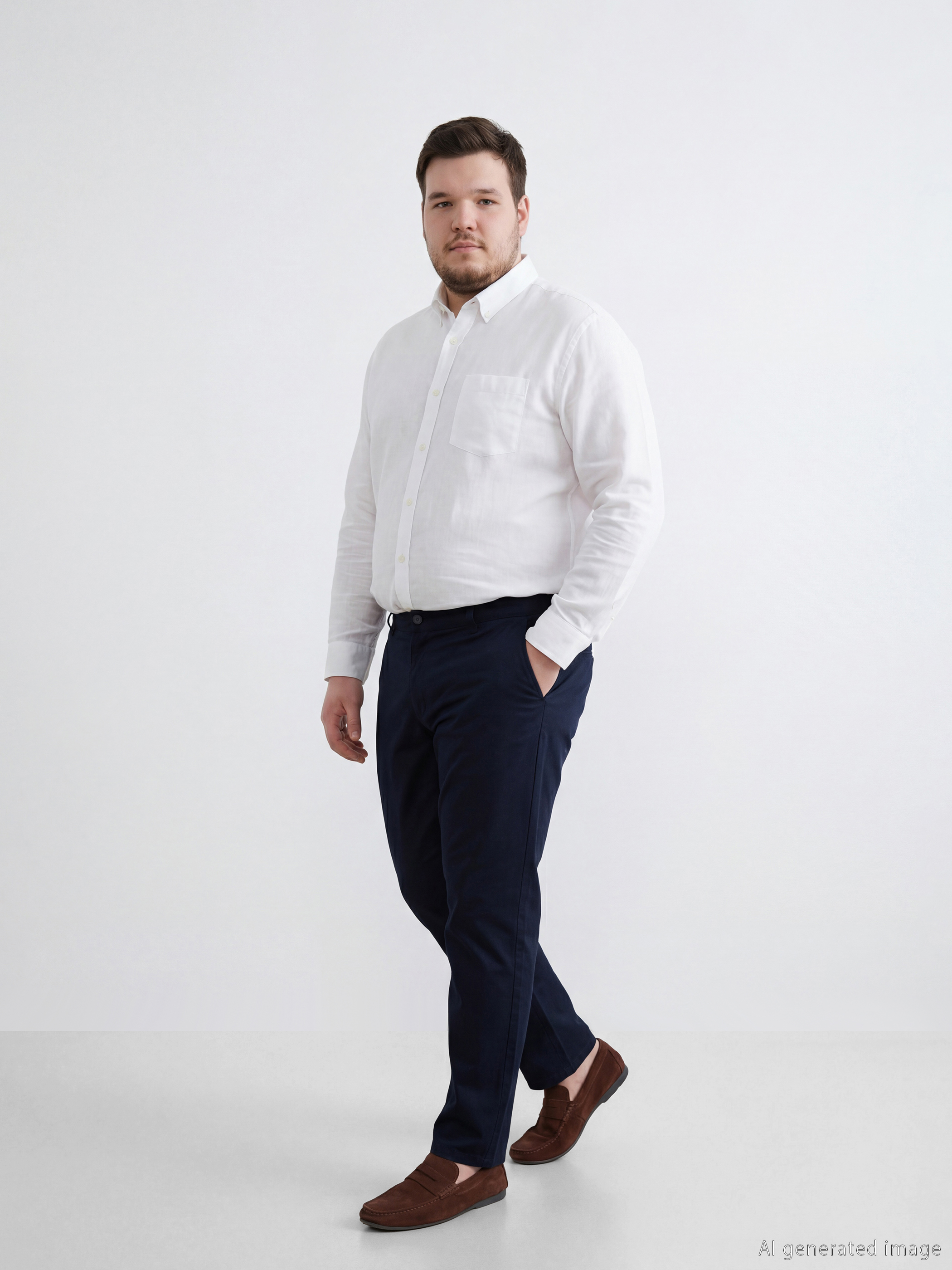 پانتۆڵی چینۆی گاباردین فیتی ئاسایی - بۆ پیاوان-1