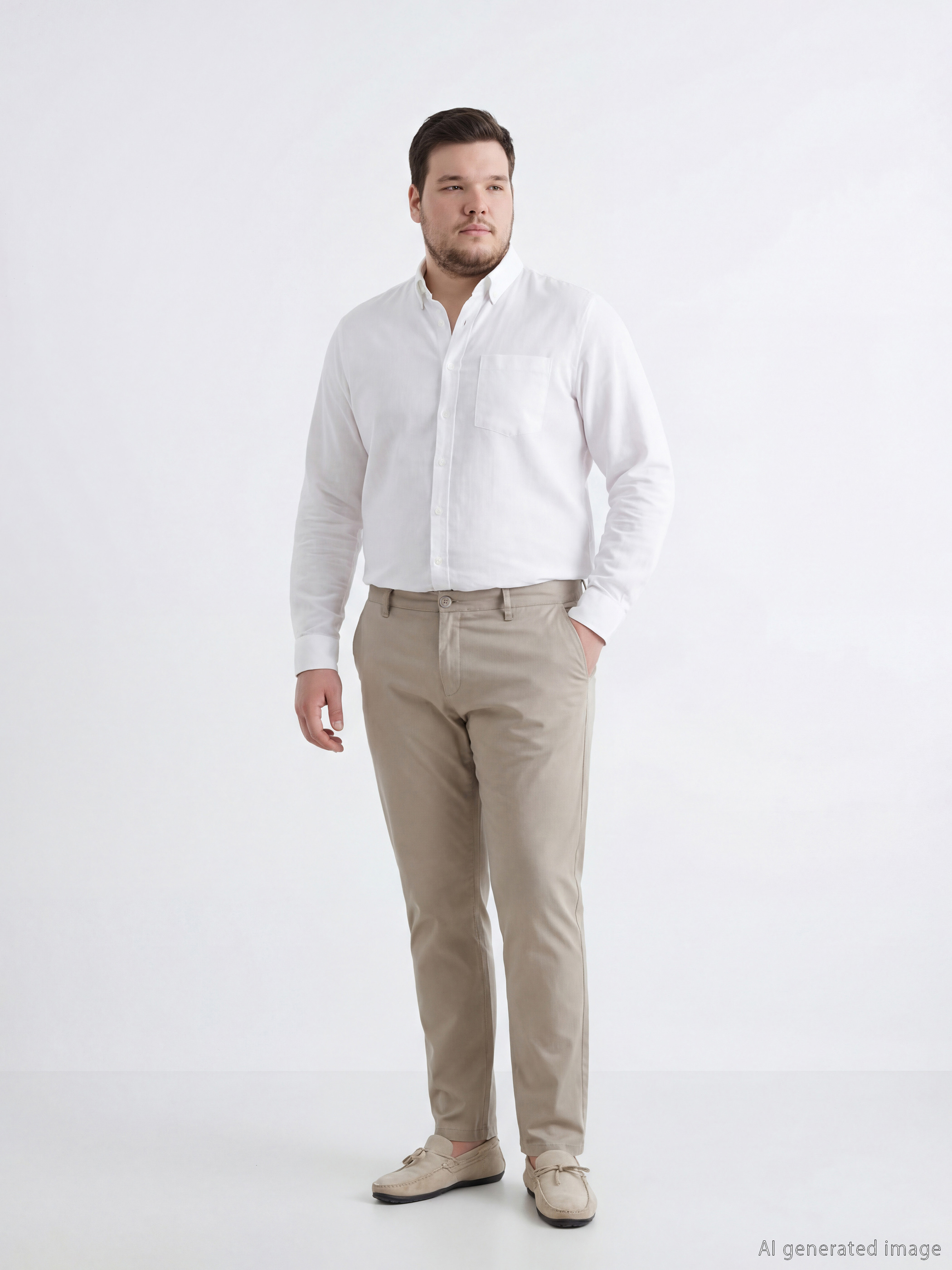 پانتۆڵی چینۆی گاباردین فیتی ئاسایی - بۆ پیاوان-2