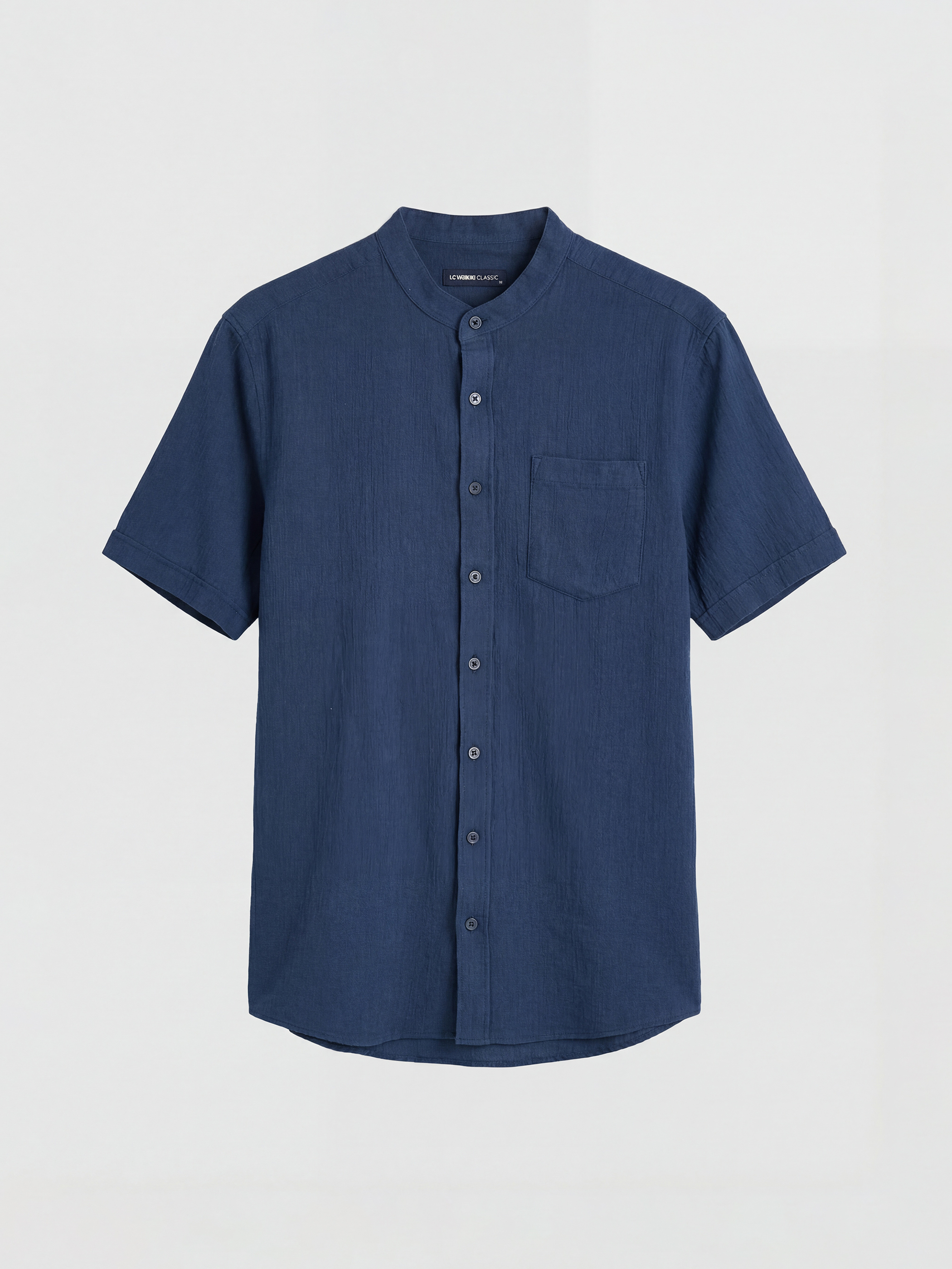 LCWAIKIKI Classic Regular Fit Keten Görünümlü Erkek Gömlek - S61825Z8-CS6