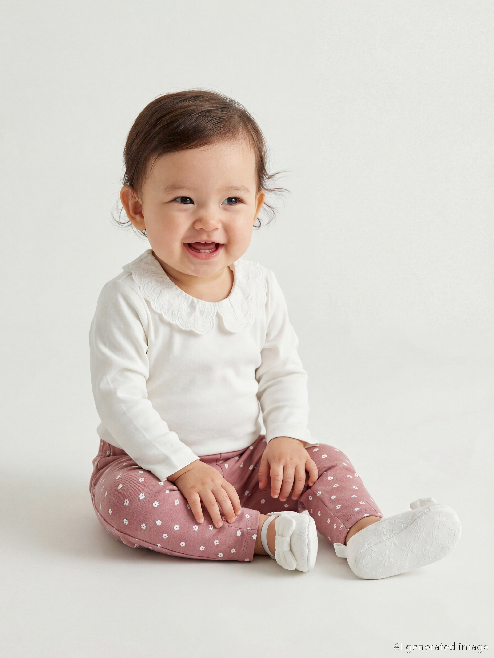 LCW baby Uzun Kollu Kız Bebek Çıtçıtlı Body - S61873Z1-FDU