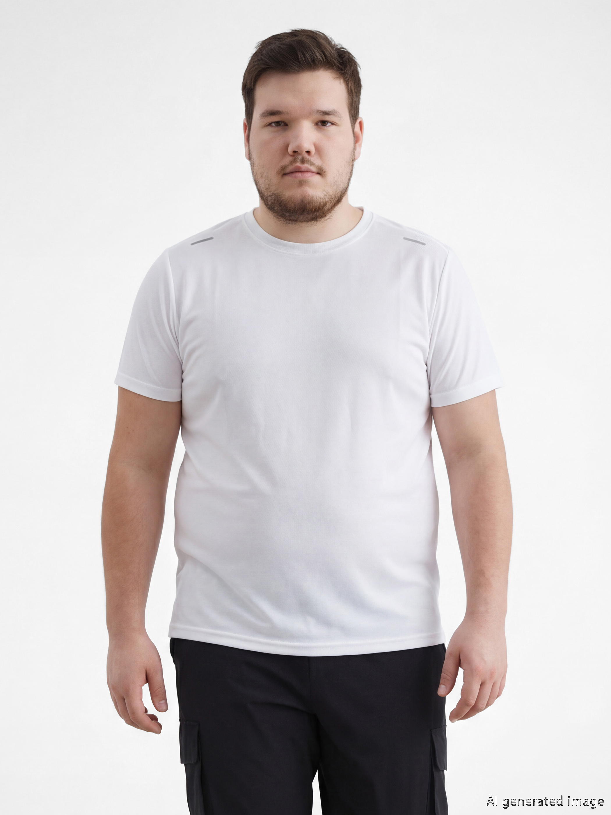 Crew Neck Men's Sports T-Shirt-1