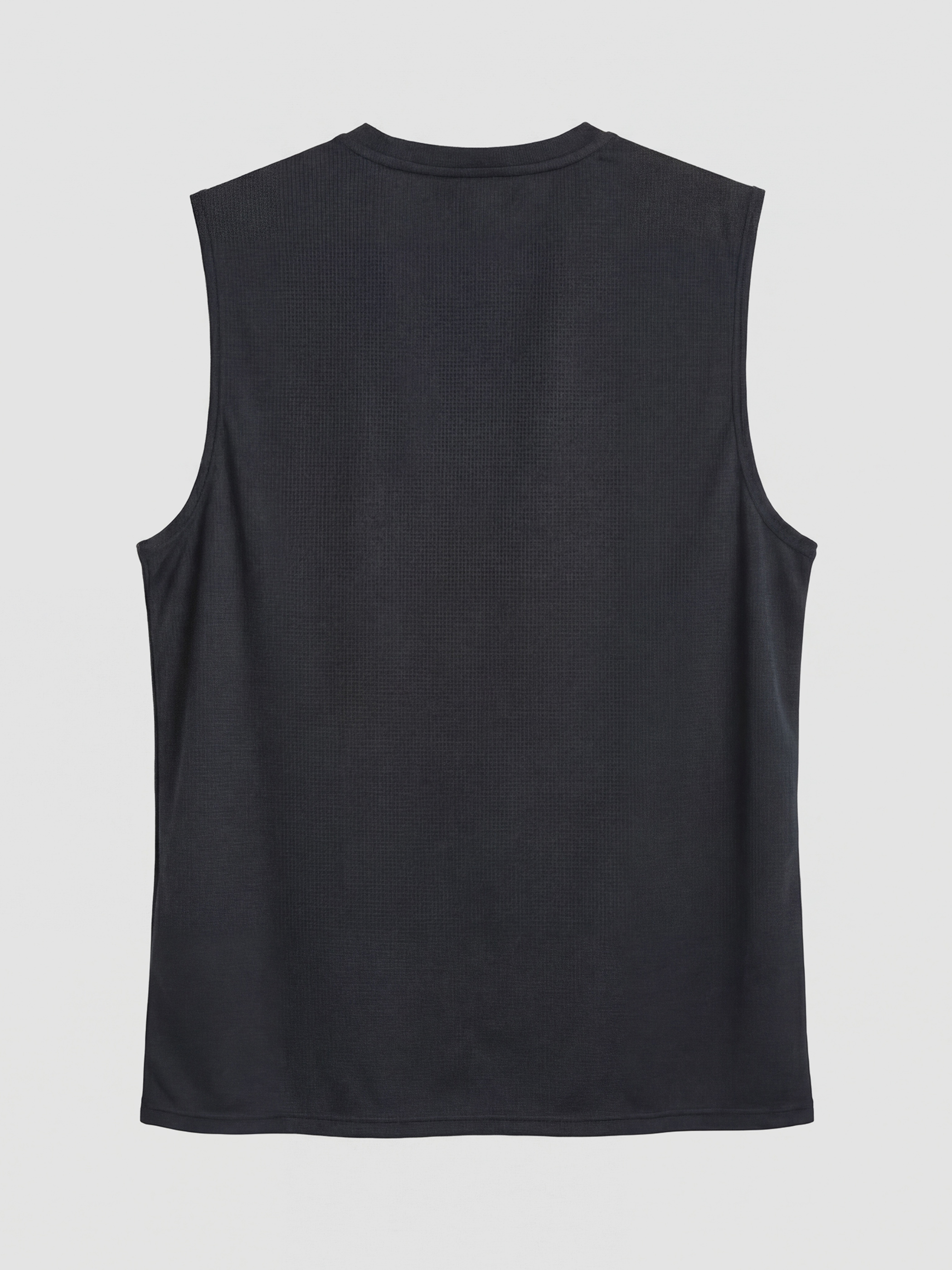 Siyah  Bisiklet Yaka Erkek Sporcu Atleti-4