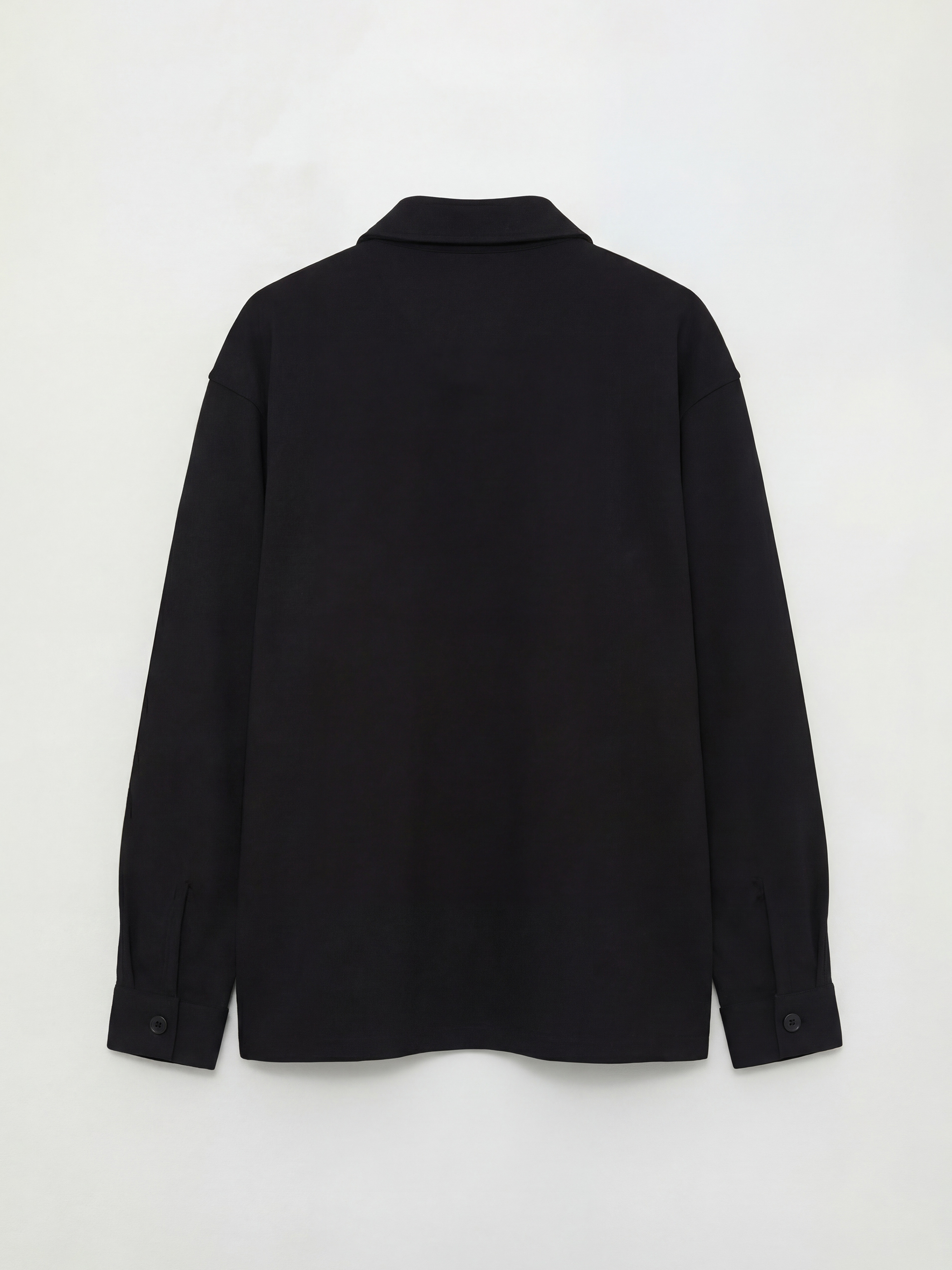 Siyah Uzun Kollu Erkek Çocuk Gömlek Ceket-2