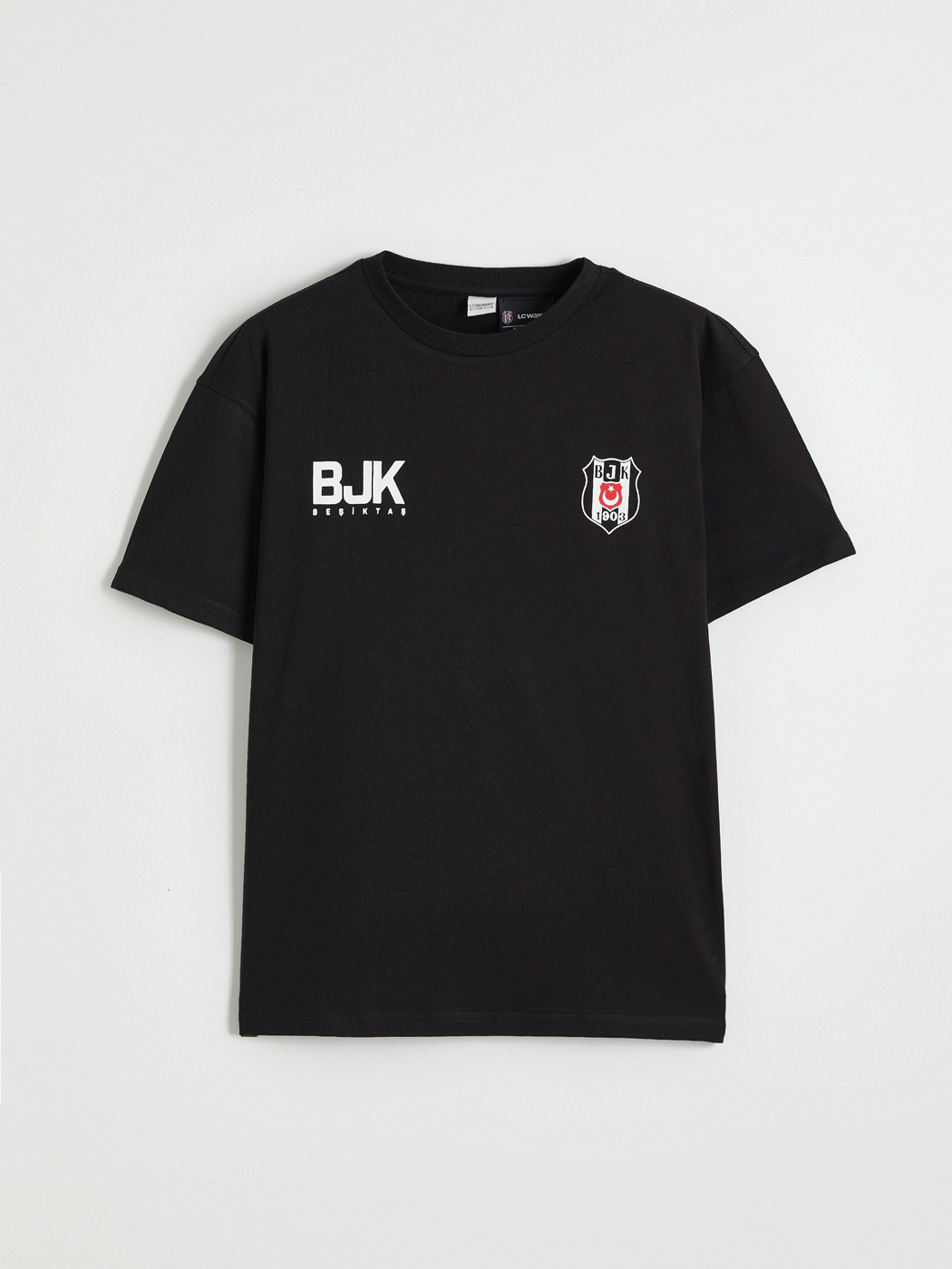 LCW Kids Bisiklet Yaka Beşiktaş Lisanslı Erkek Çocuk Tişört - S62486Z4-CVL
