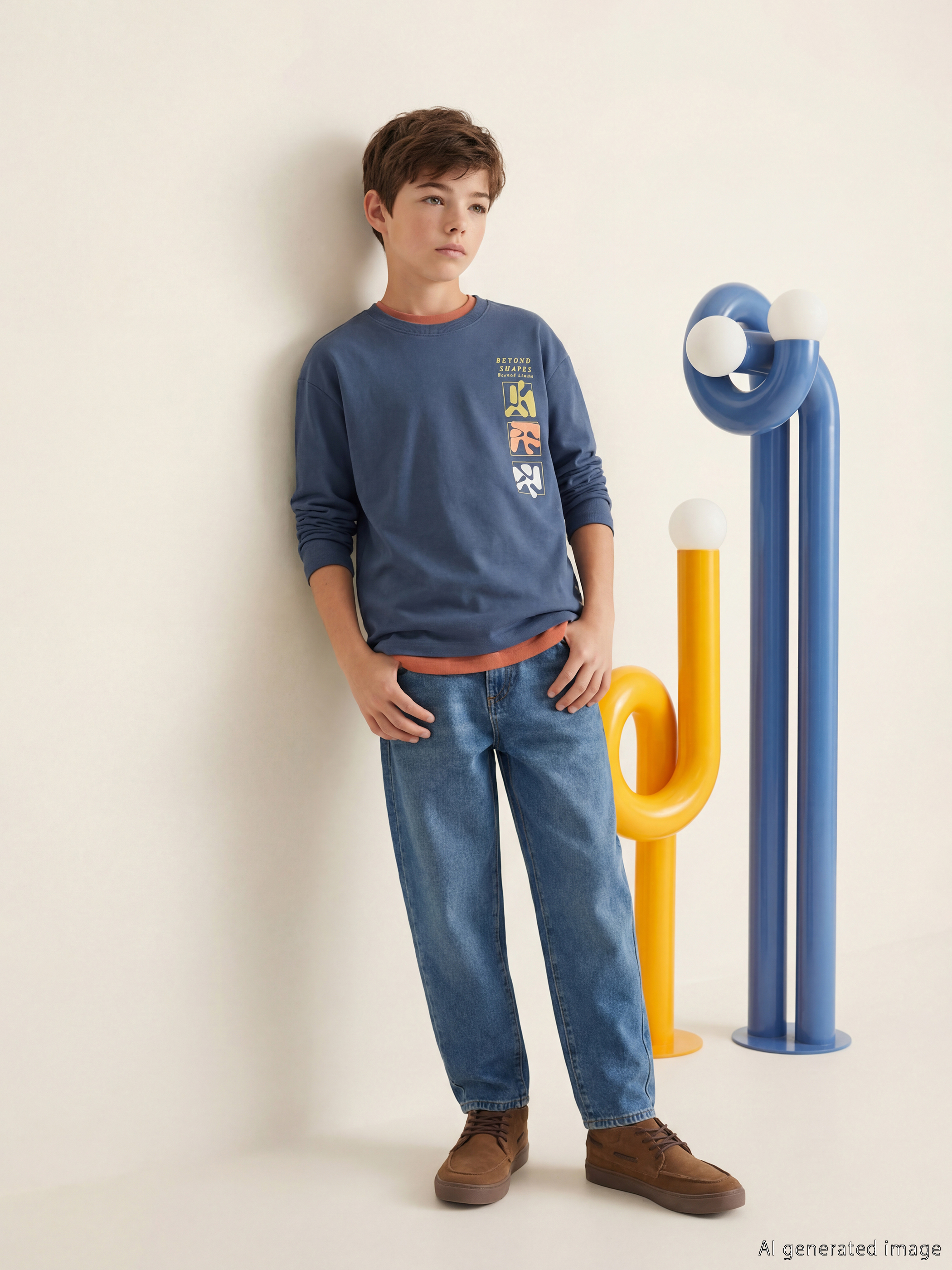 LCW Kids Baggy Fit Erkek Çocuk Jean Pantolon - S62652Z4-507