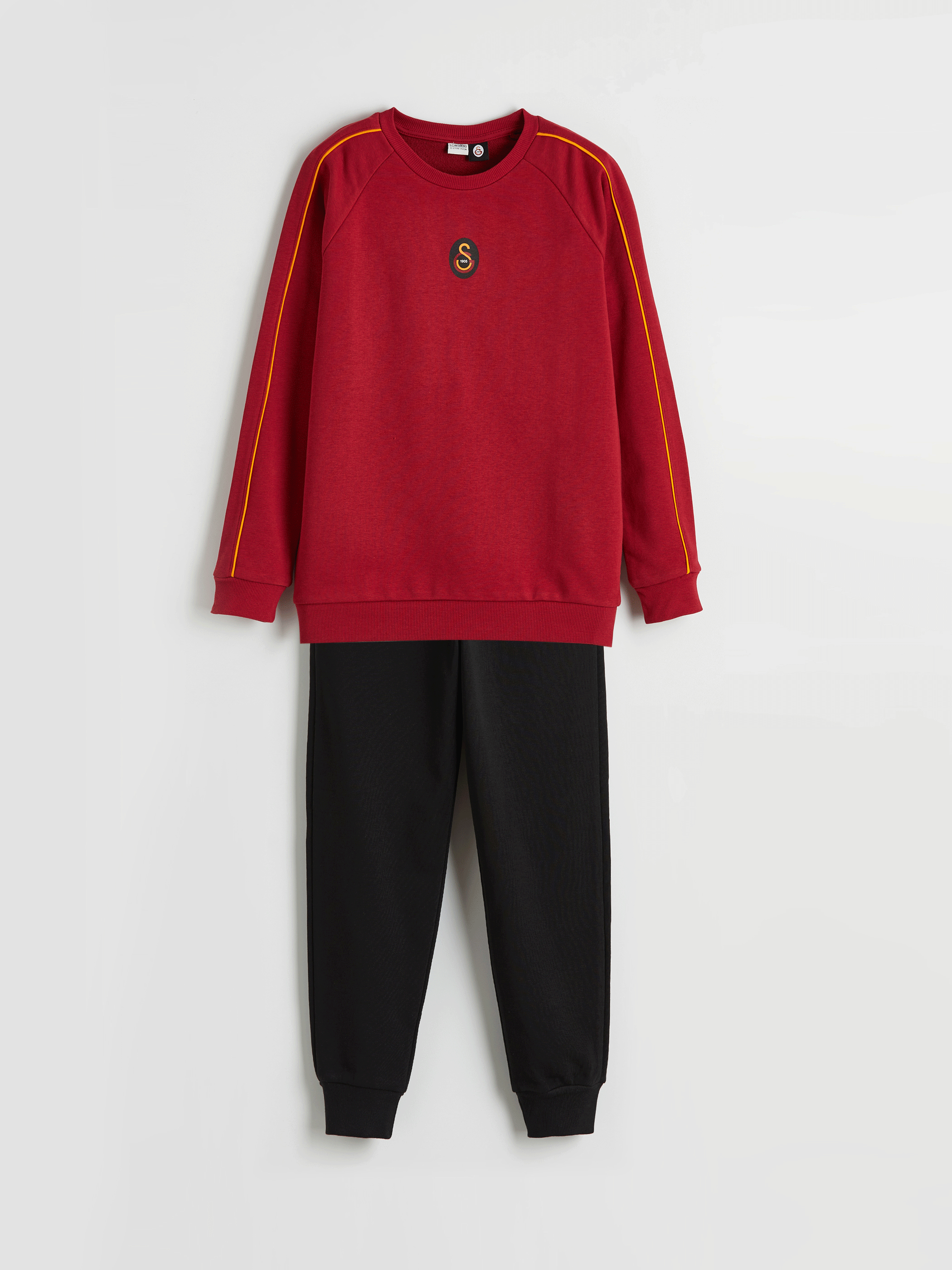 Kırmızı Galatasaray Baskılı Erkek Çocuk Eşofman Takımı-1