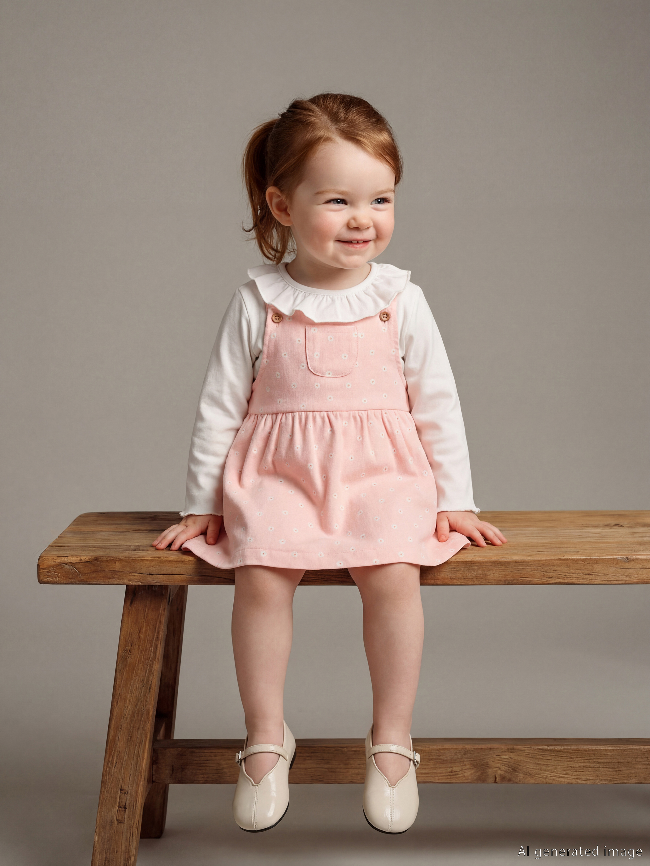 LCW baby Çiçekli Kız Bebek Salopet Elbise ve Tişört - S63077Z1-LT4