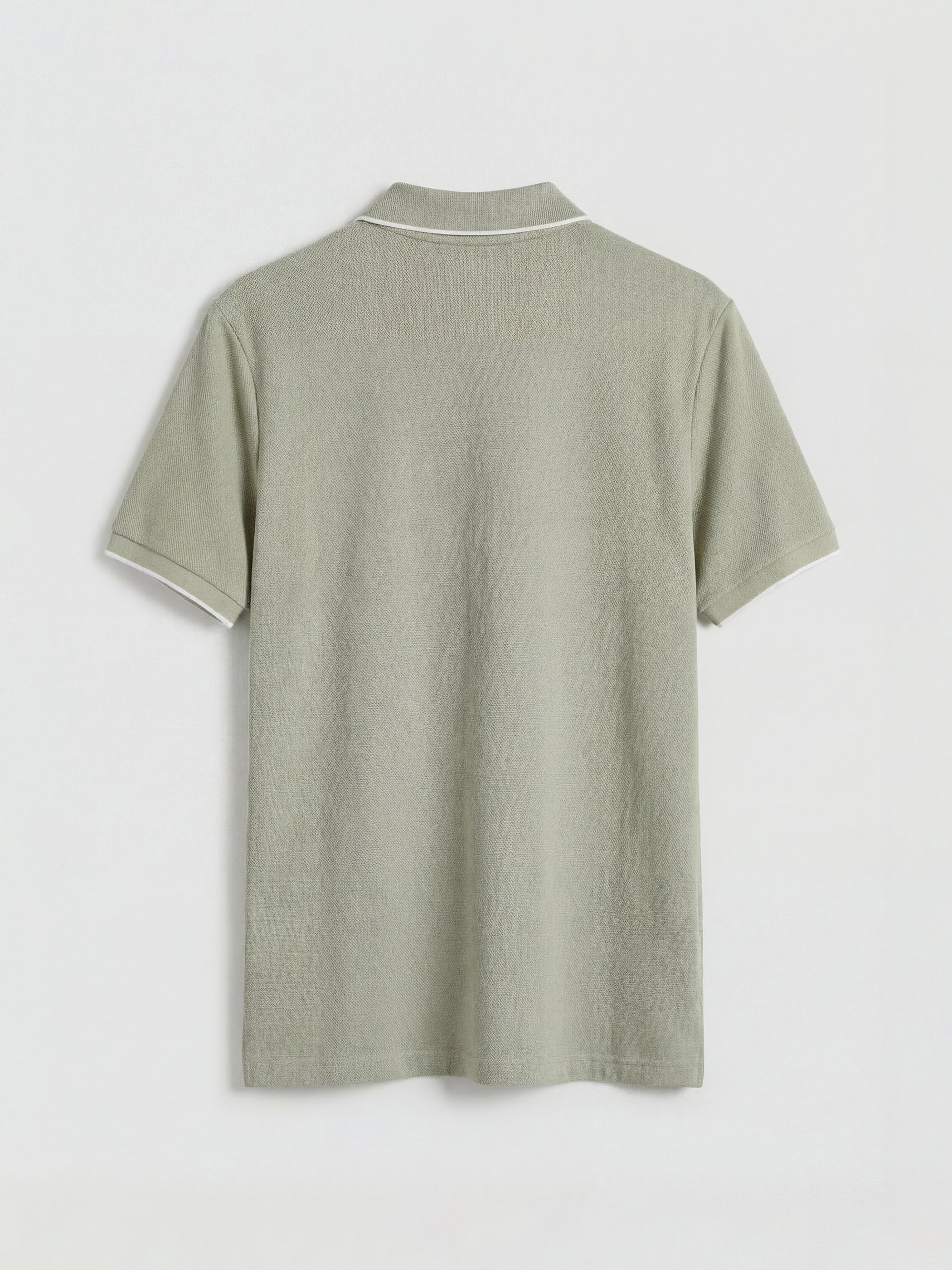 Yeşil Polo Yaka Erkek Tişört-1