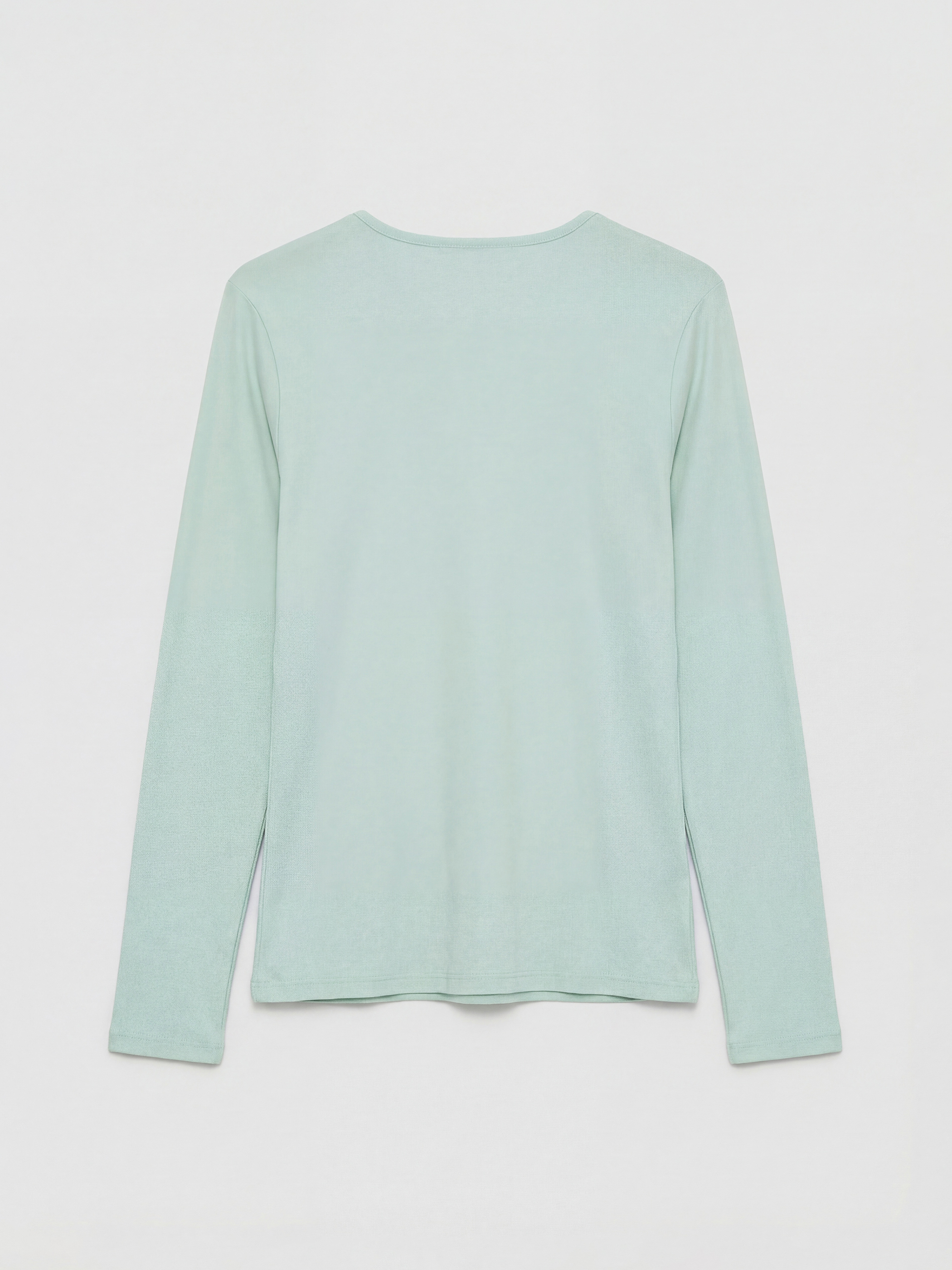 Yeşil Bisiklet Yaka Kadın Body-1