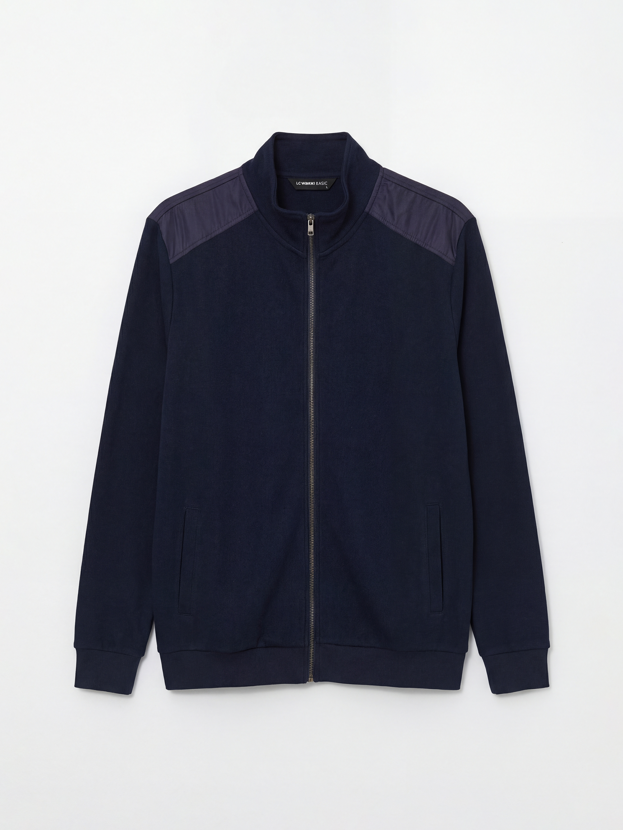 Man NAVY Zip-Up Sweatshirt-4