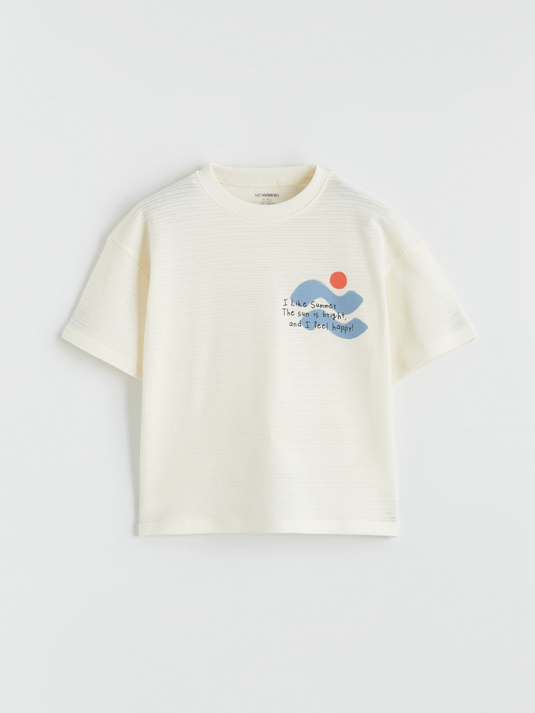 LCW Kids Baskılı Erkek Çocuk Tişört - S64408Z1-QVK