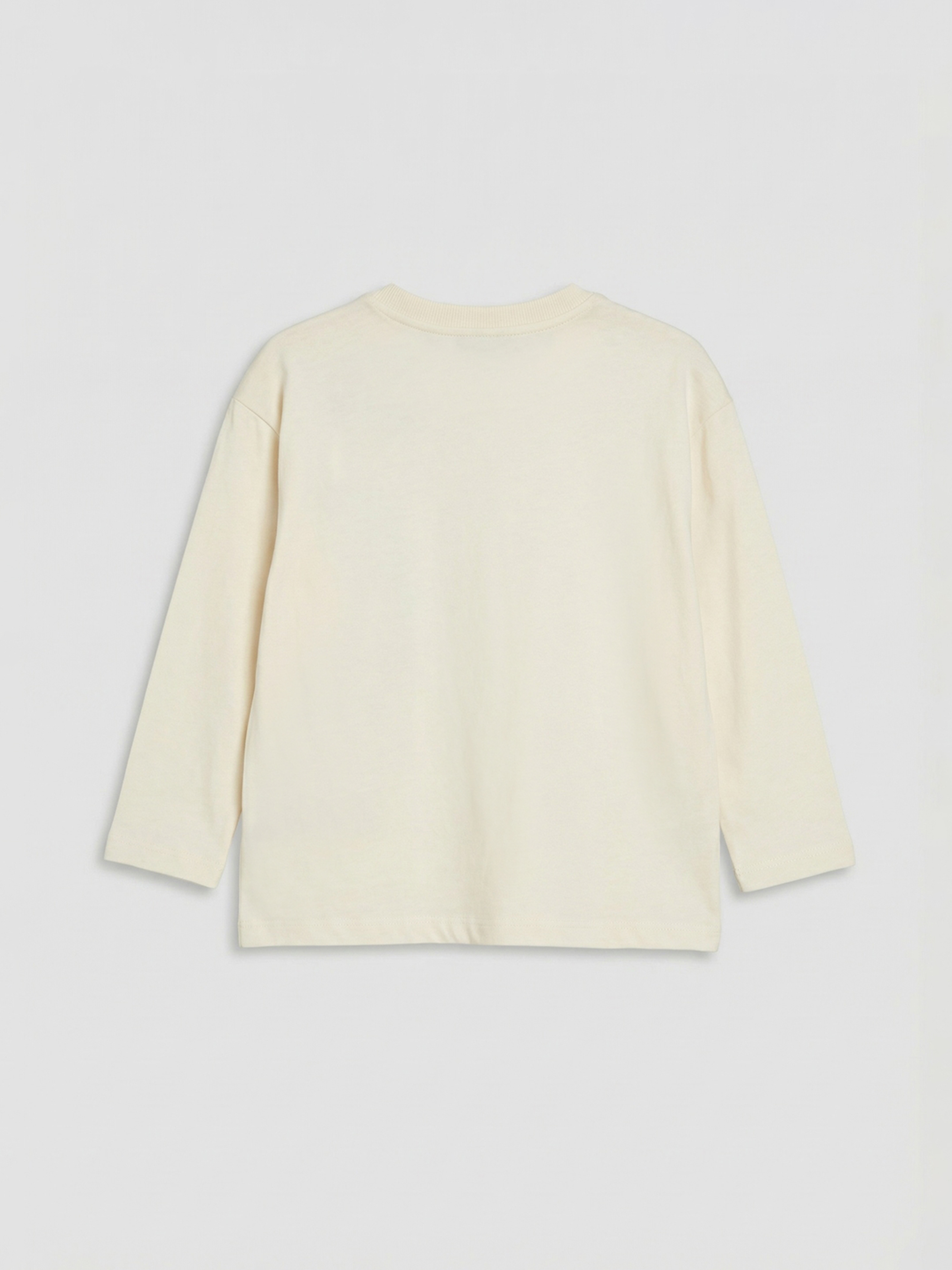 Bej  Bisiklet Yaka Erkek Çocuk Tişört 2'li-2