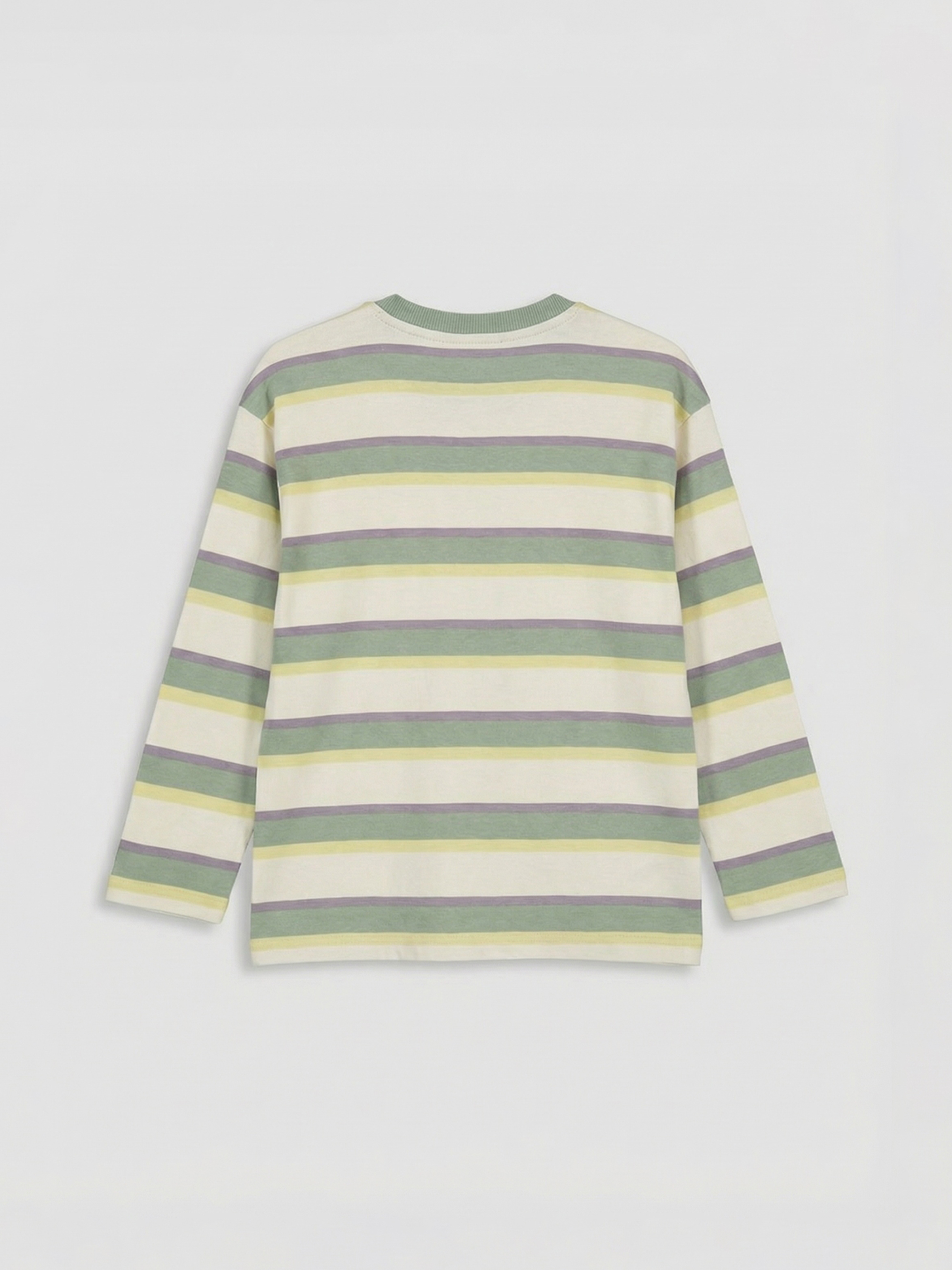 Bej  Bisiklet Yaka Erkek Çocuk Tişört 2'li-4