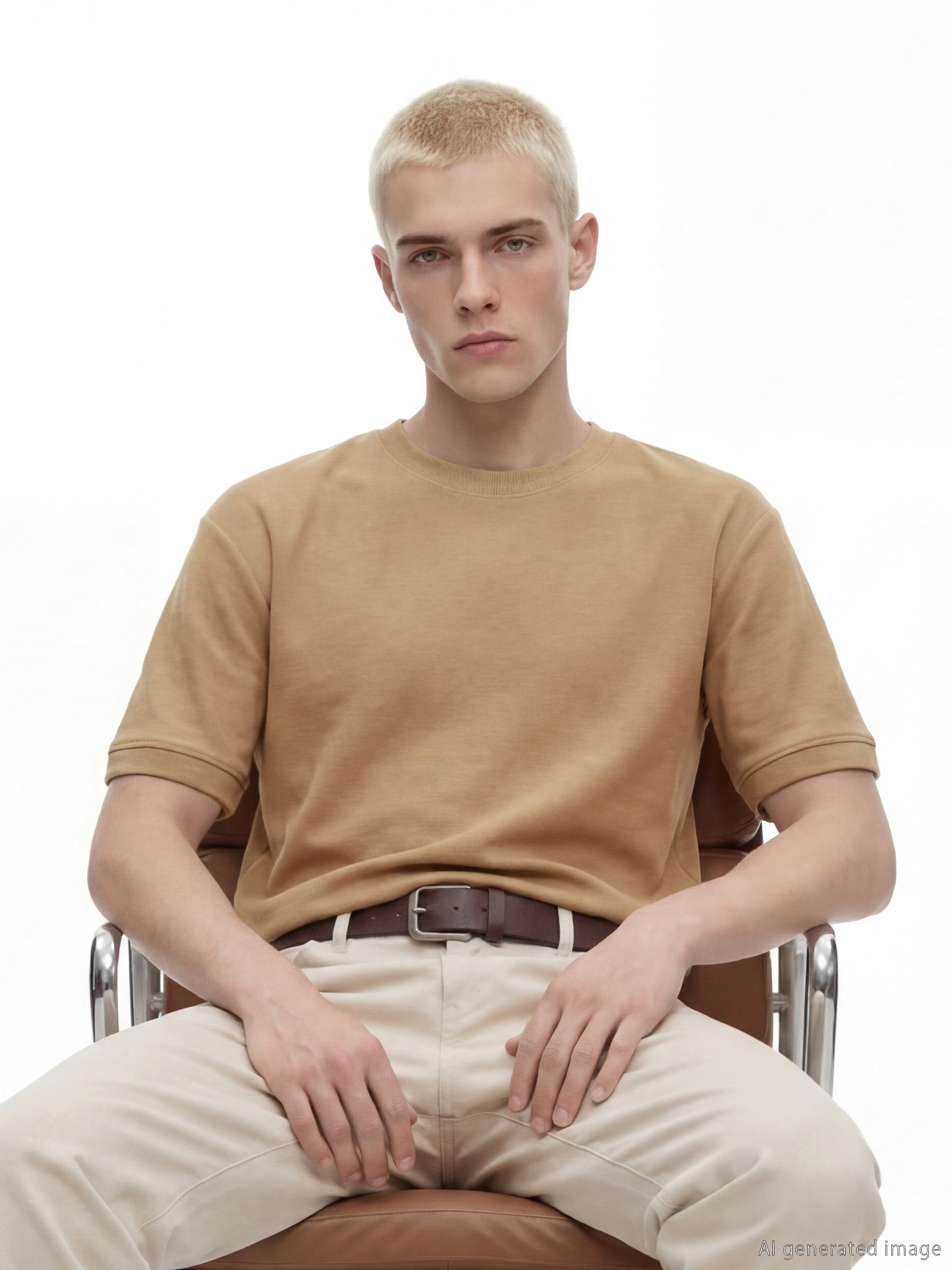 تيشيرت برقبة دائرية للرجال-2