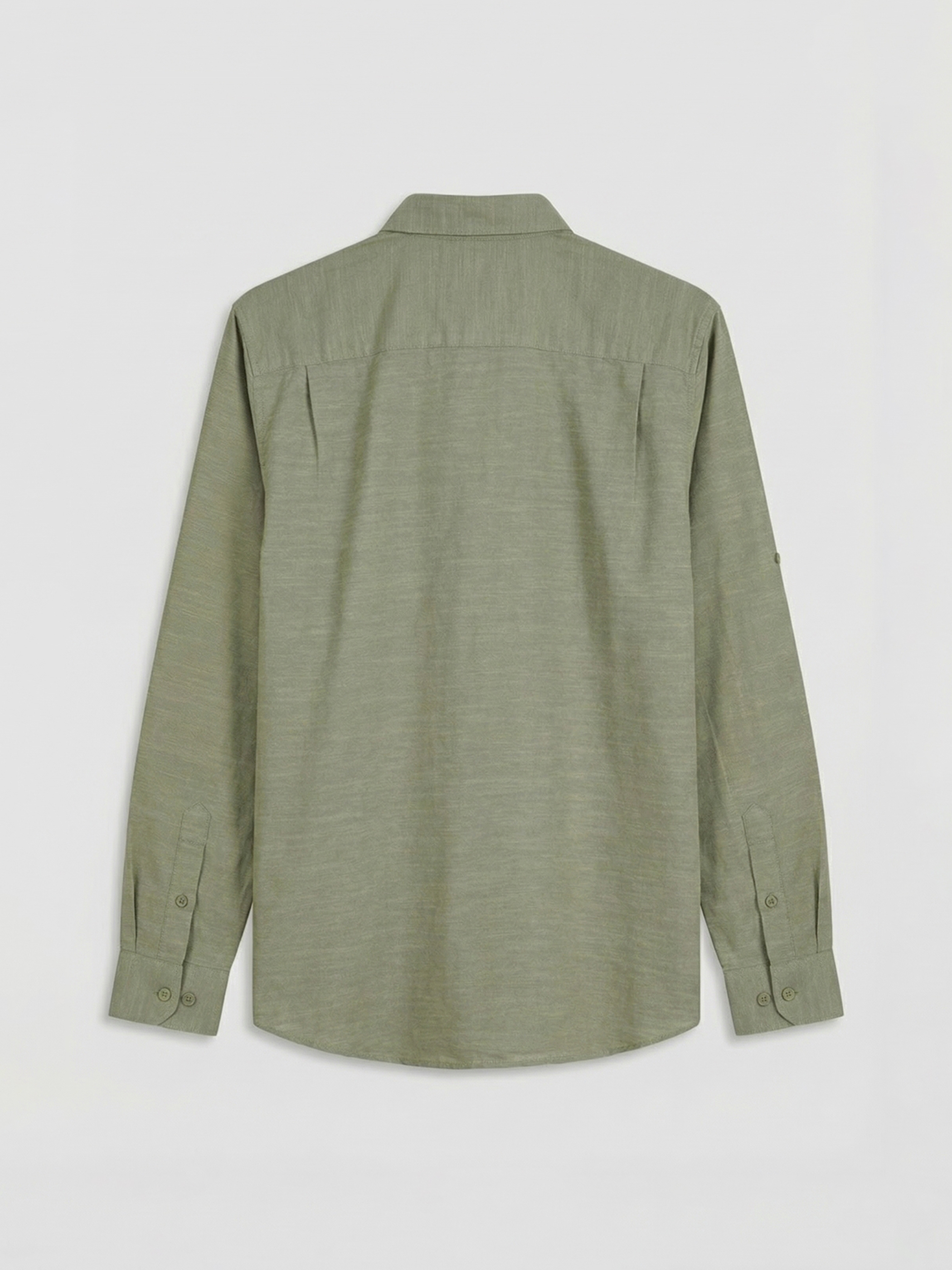 Тұрақты пішім зығыр қоспасы ерлер жейдесі-5