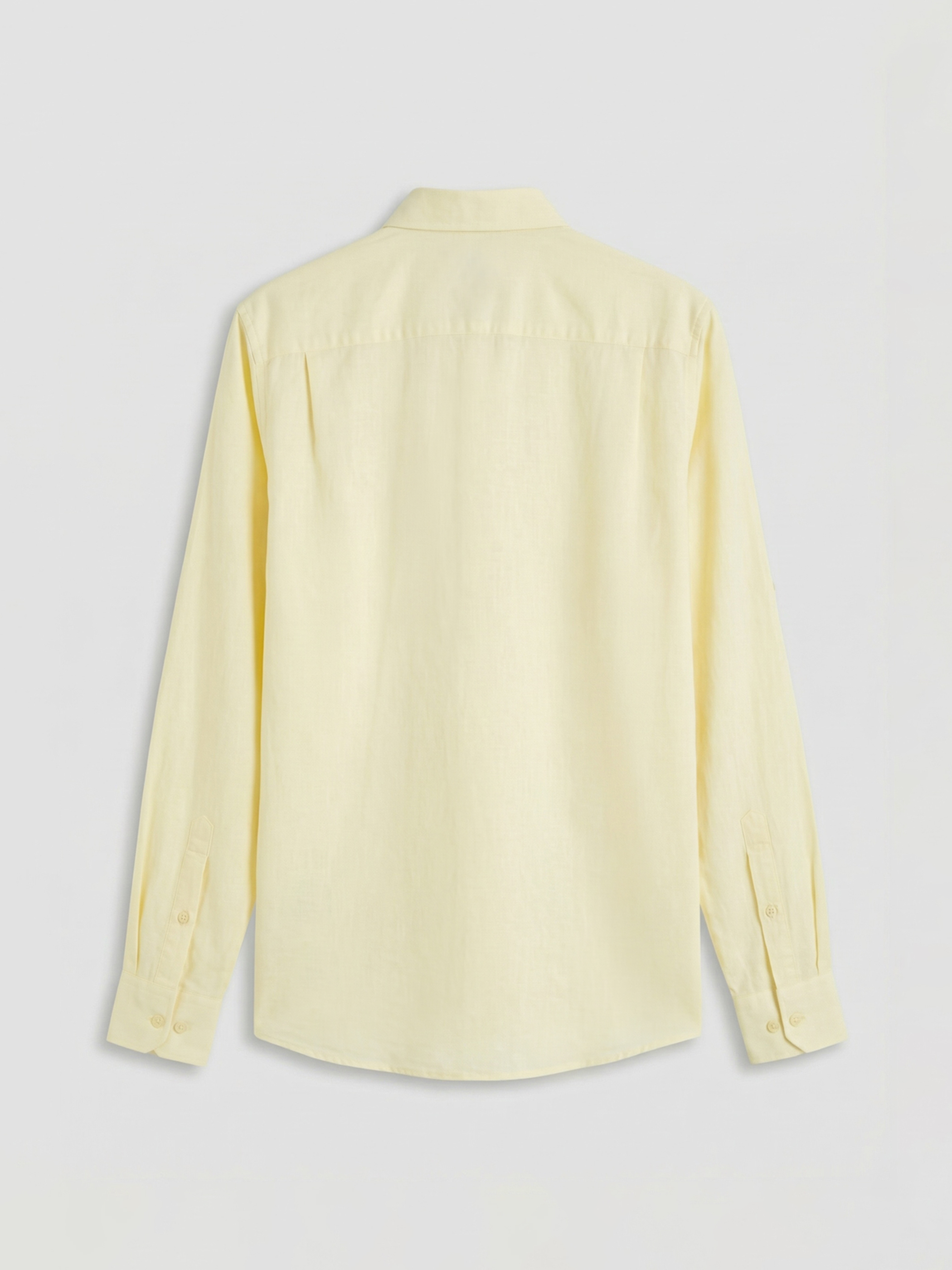 Regular Fit Linen Blend Men's Shirt-5