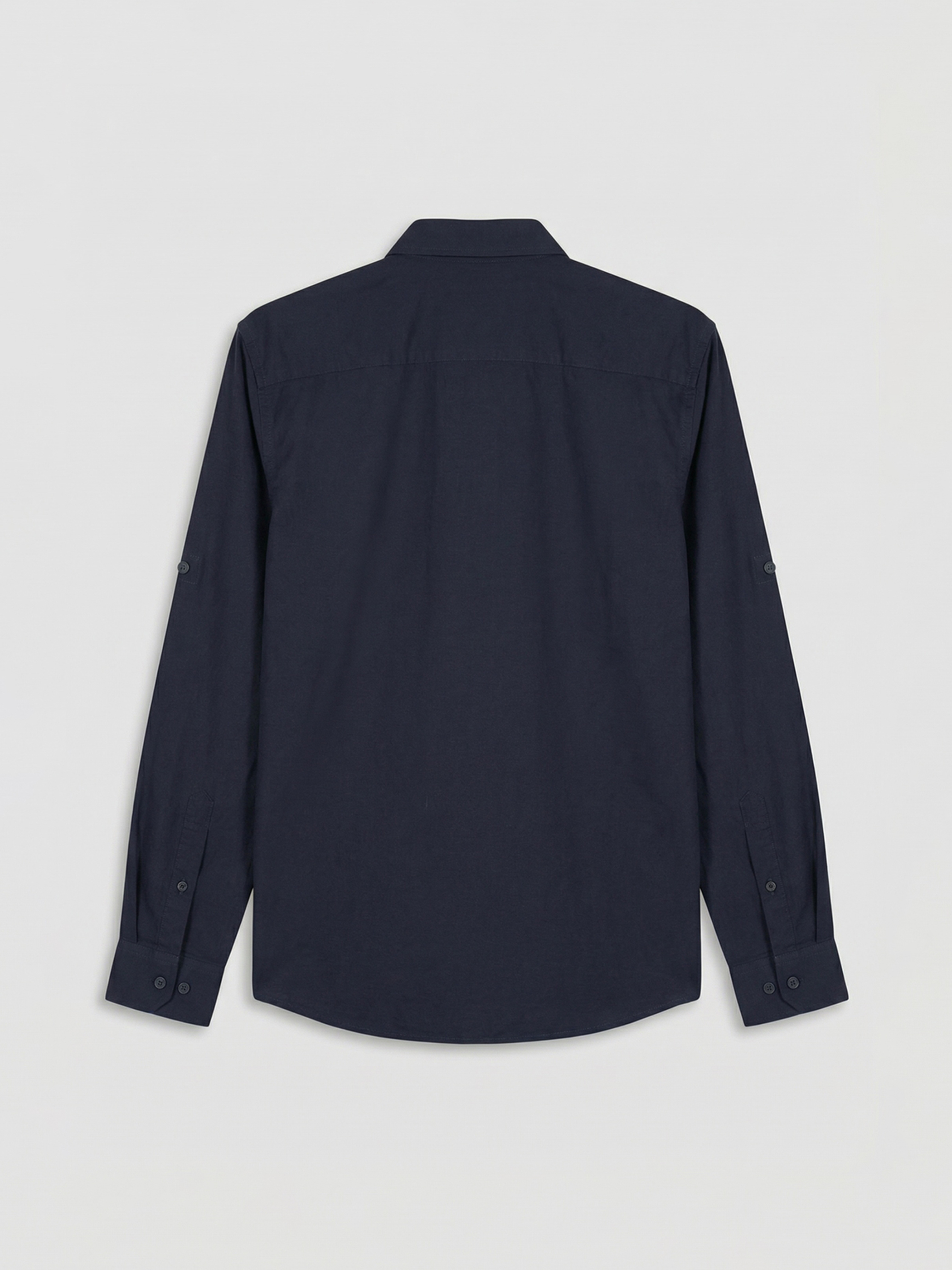 Regular Fit Linen Blend Men's Shirt-1