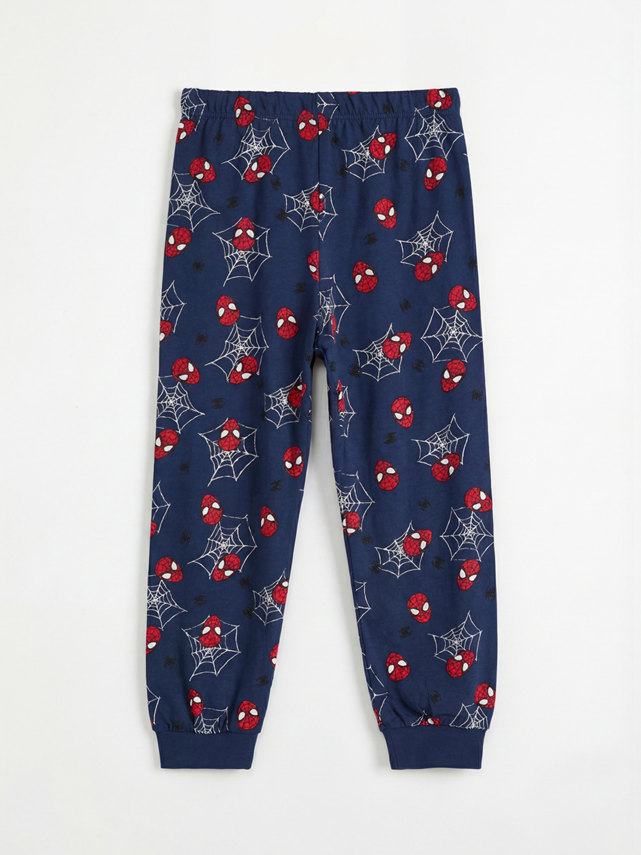 Kırmızı Spider-Man Baskılı Erkek Çocuk Pijama Takım-4