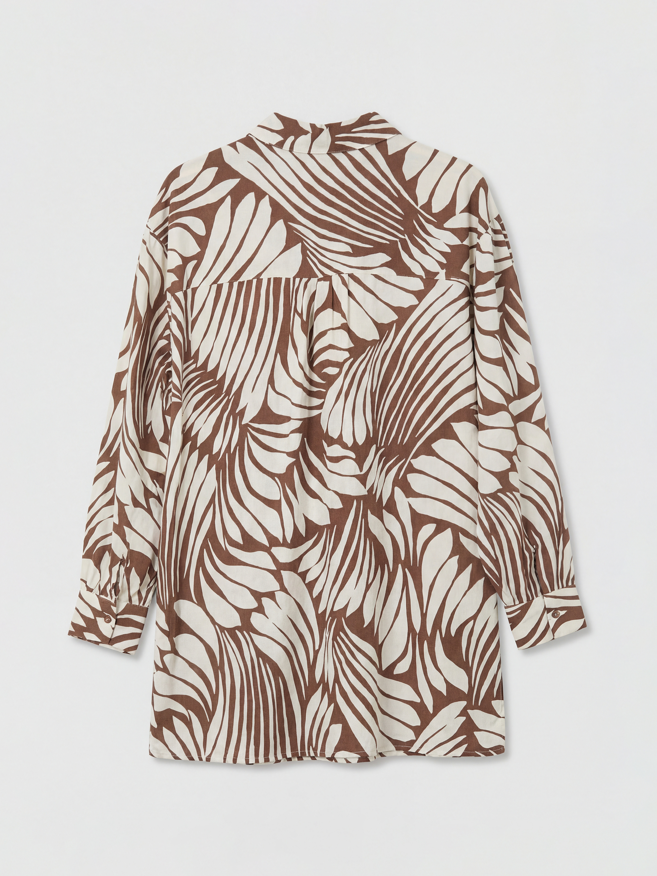 Patterned Women's Tunic Shirt-5