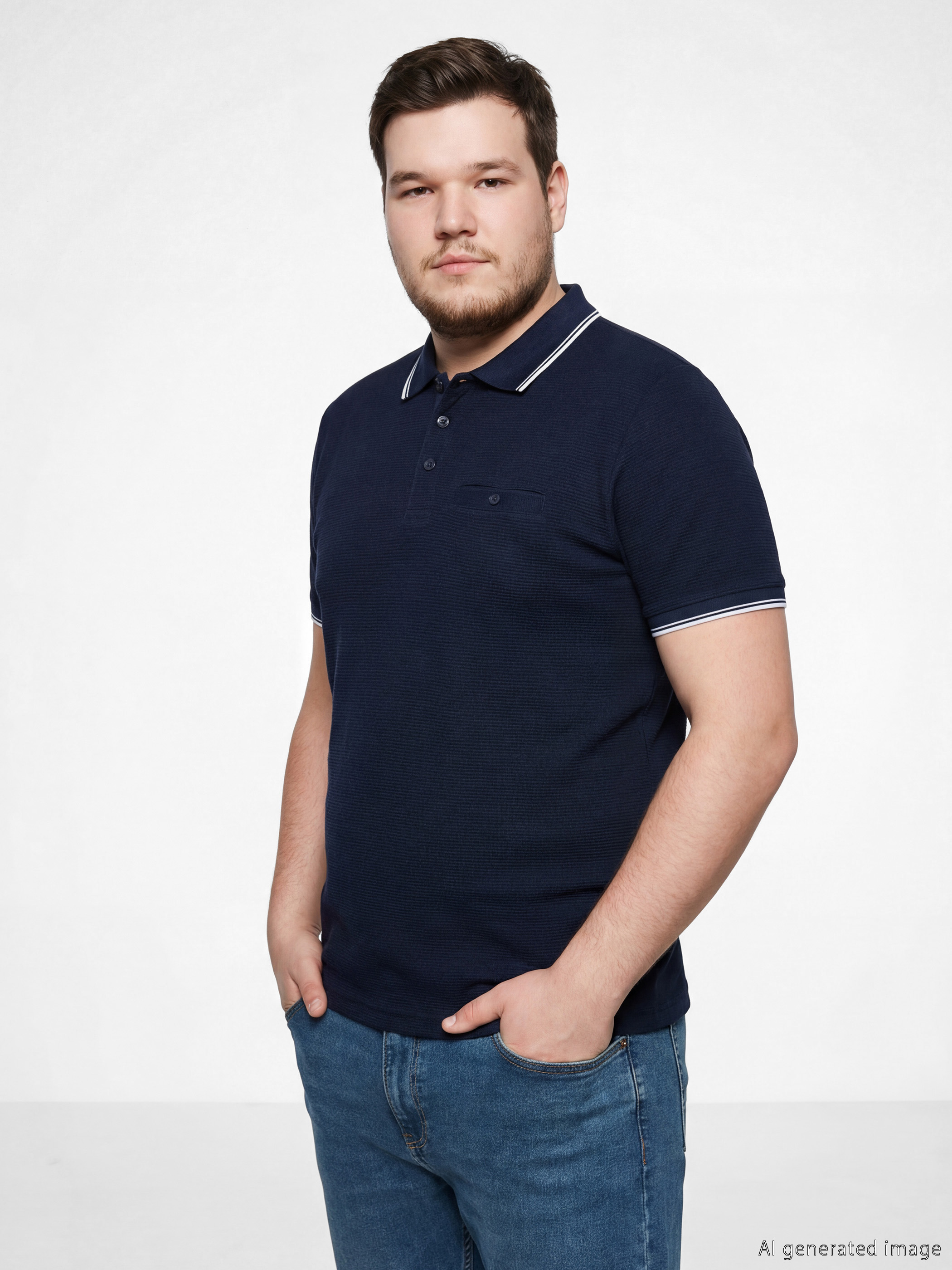 LCWAIKIKI Classic Polo Yaka Erkek Dokulu Tişört - S65176Z8-RFH