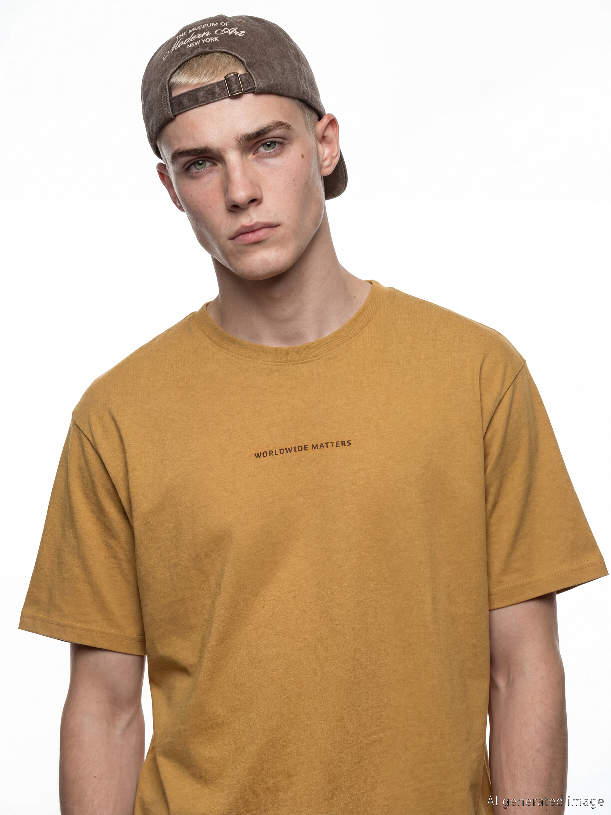 Crew Neck Printed Men's T-Shirt-1