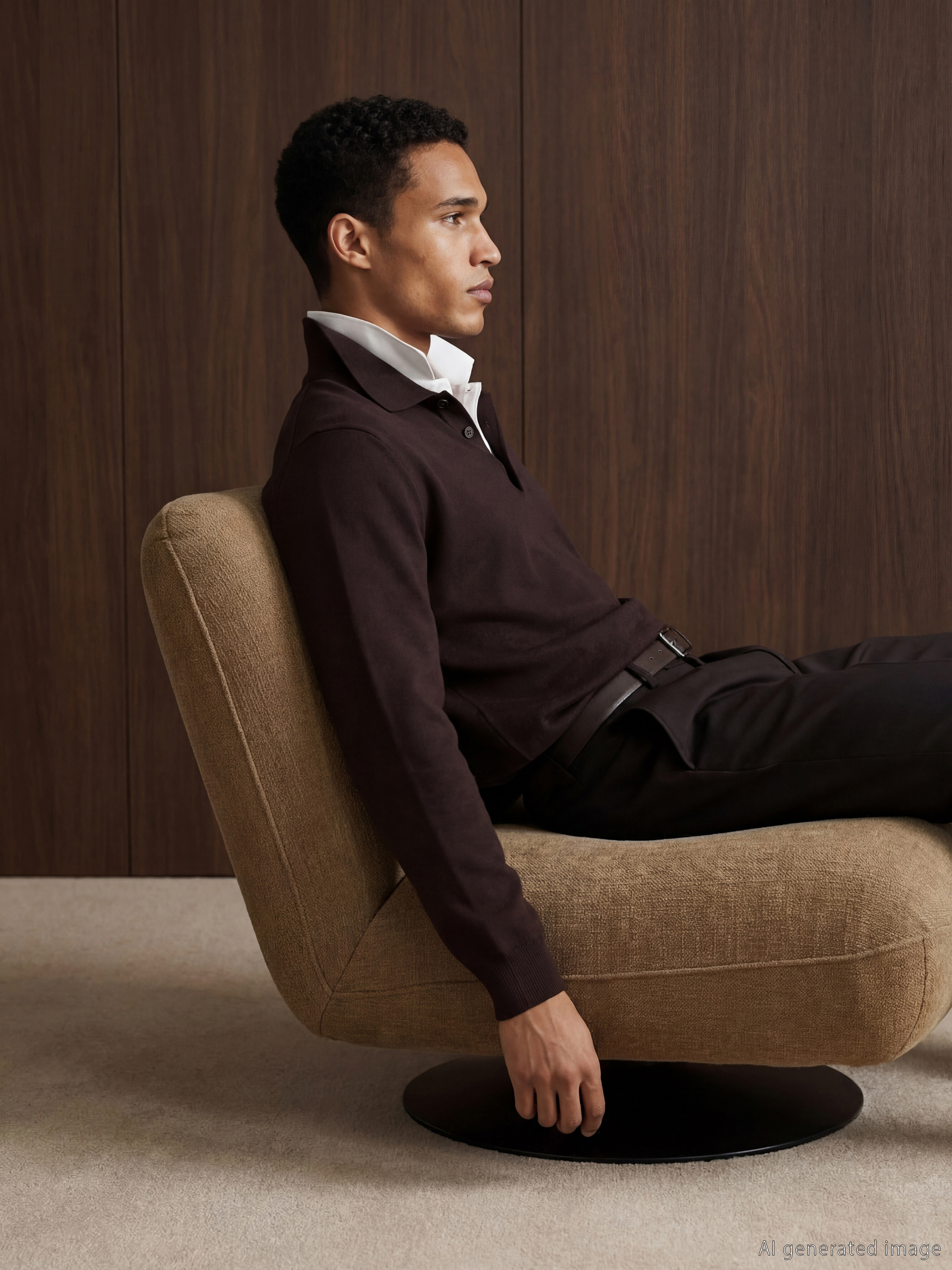 LCW Vision Polo Yaka Erkek Triko Kazak - S65376Z8-2QK