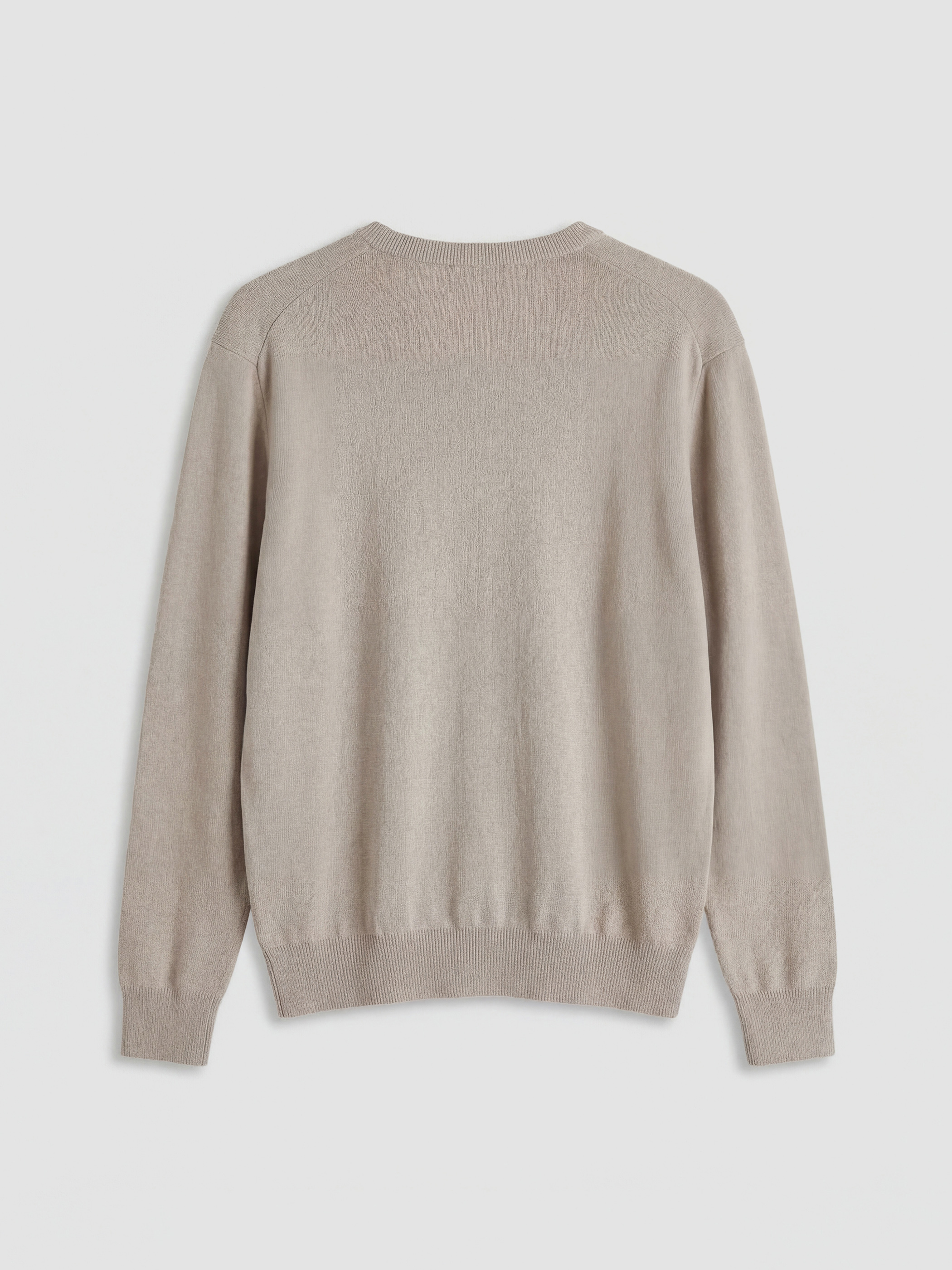 Kahverengi Bisiklet Yaka Erkek Triko Kazak-1