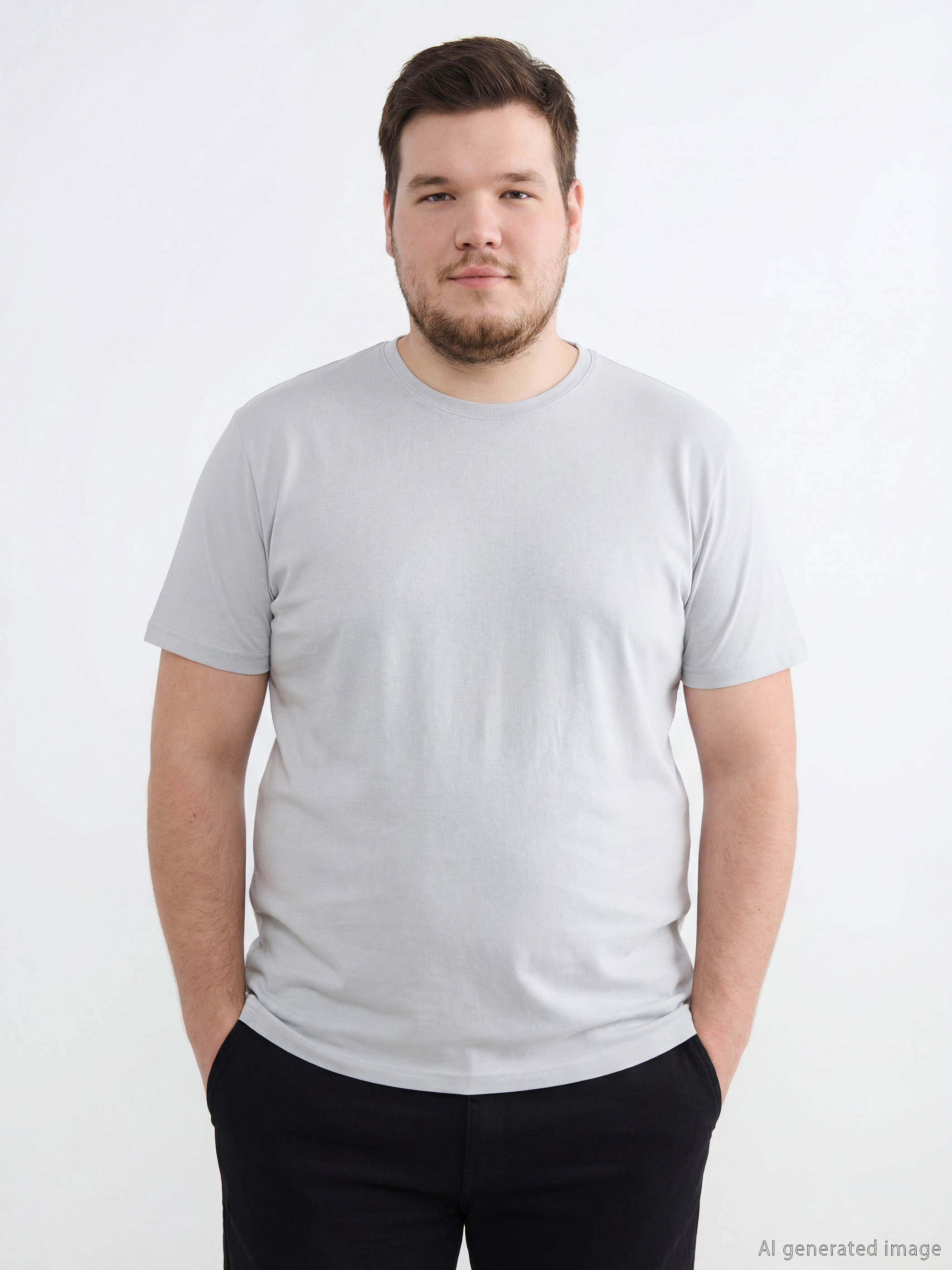 LCWAIKIKI Classic Bisiklet Yaka Modal Erkek Tişört - S65423Z8-18Y