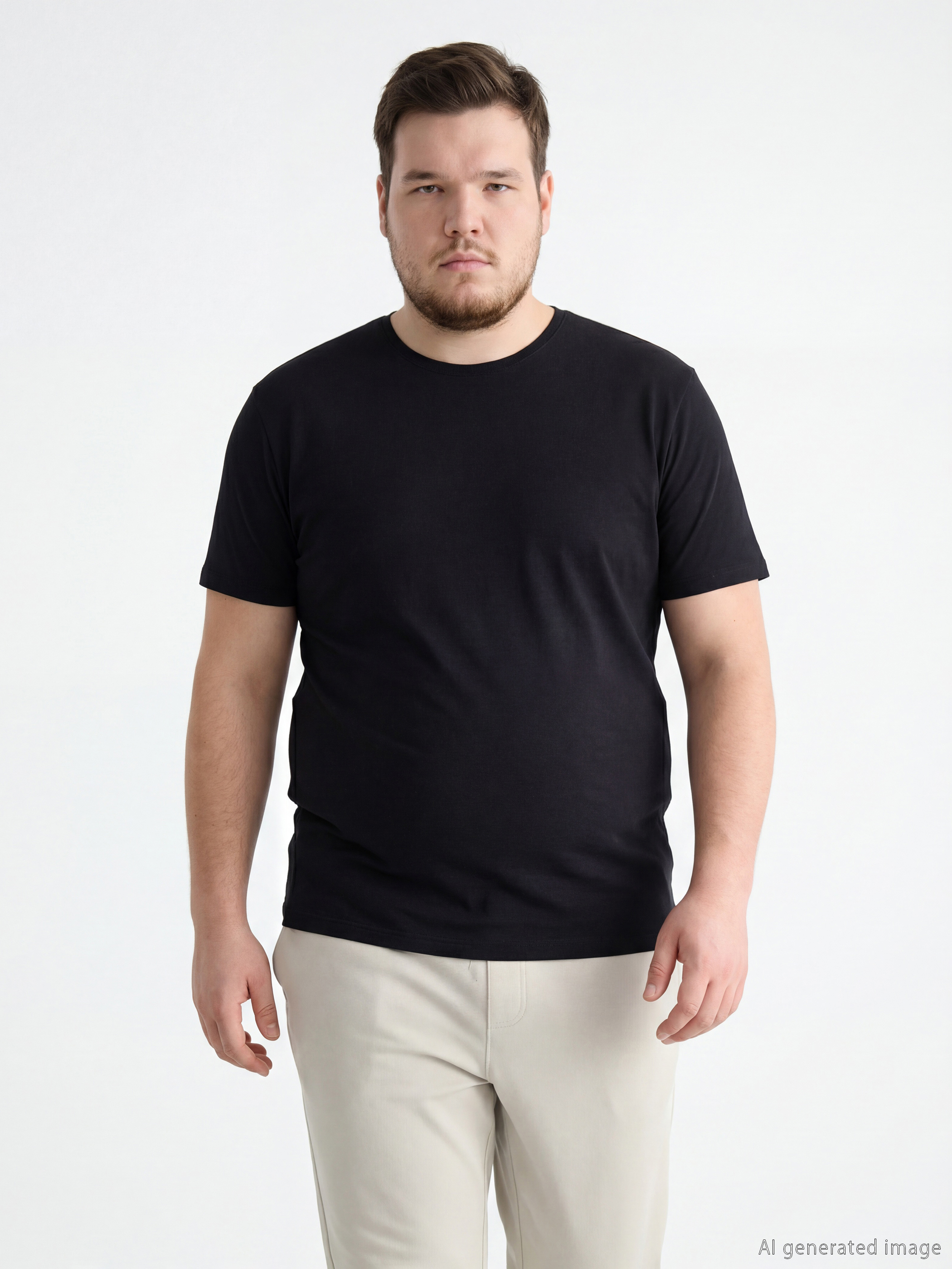 LCWAIKIKI Classic Bisiklet Yaka Modal Erkek Tişört - S65423Z8-CVL