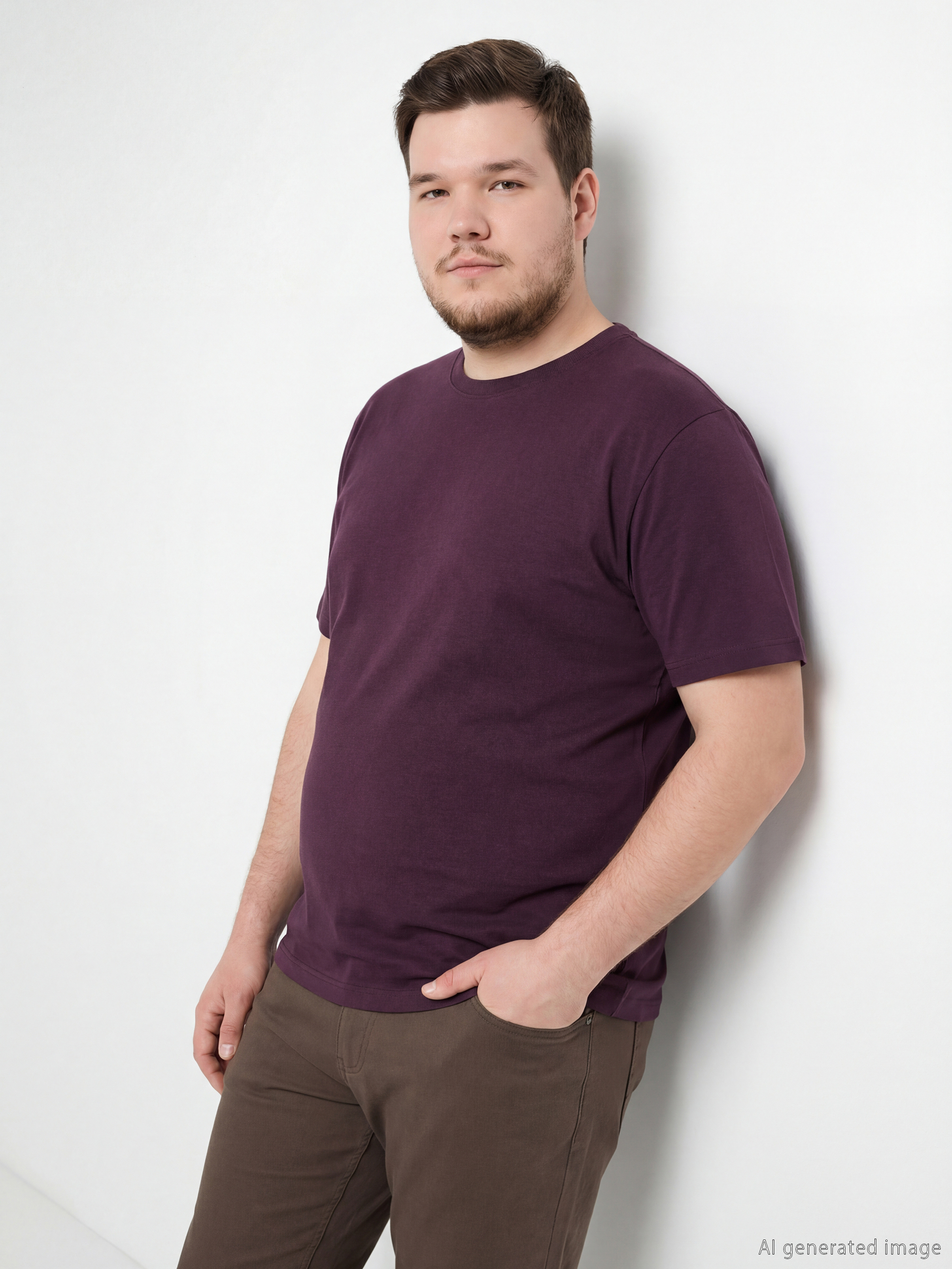 LCWAIKIKI Classic Bisiklet Yaka Modal Erkek Tişört - S65423Z8-YHP