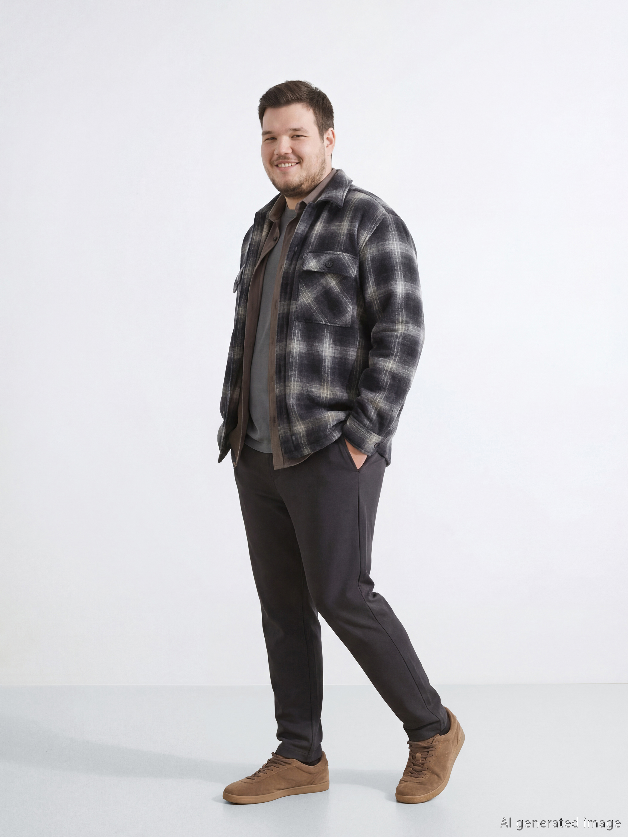 Men's Slim Fit Trousers-1