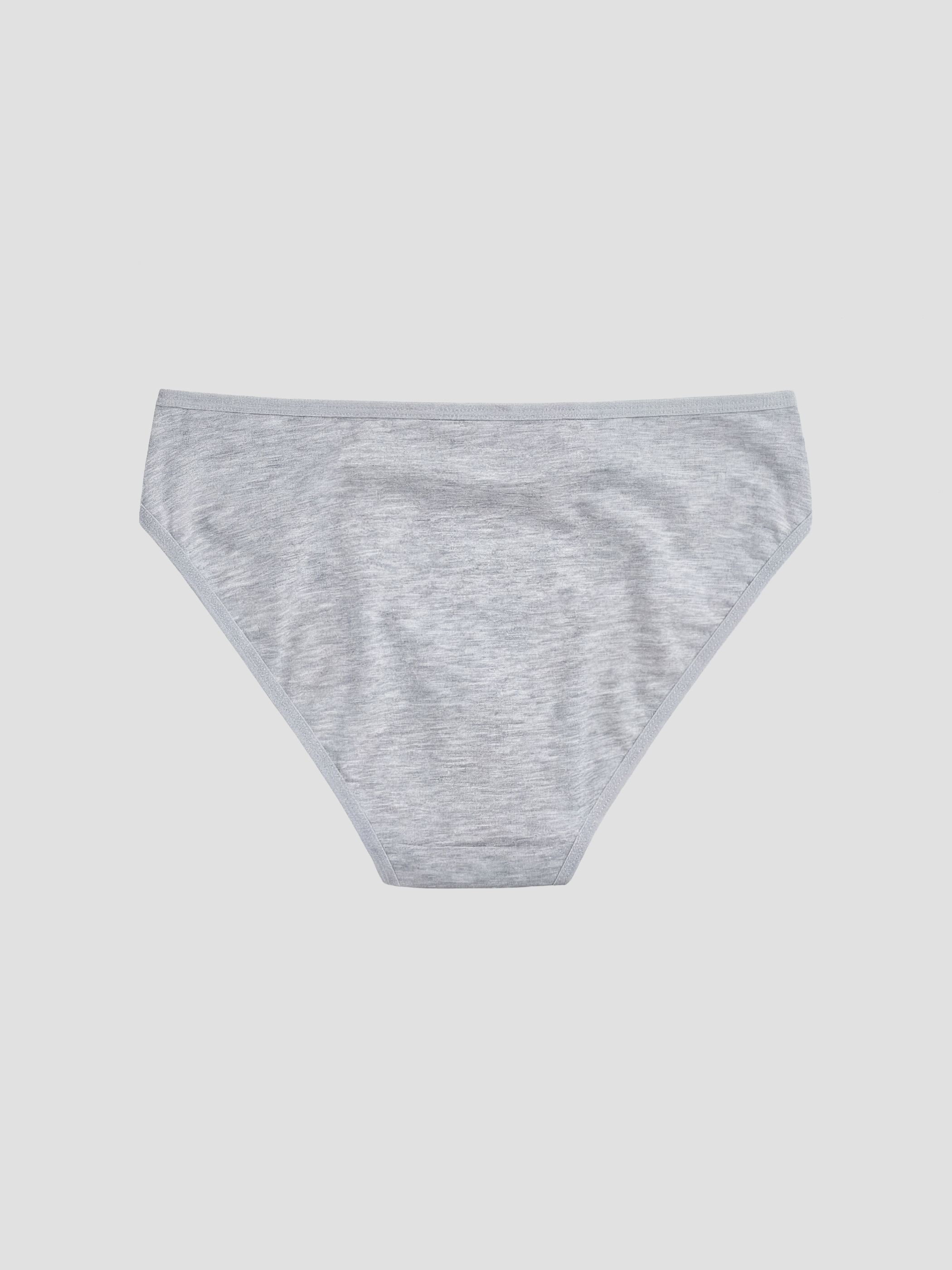 Gri Düz Bikini Külot-1