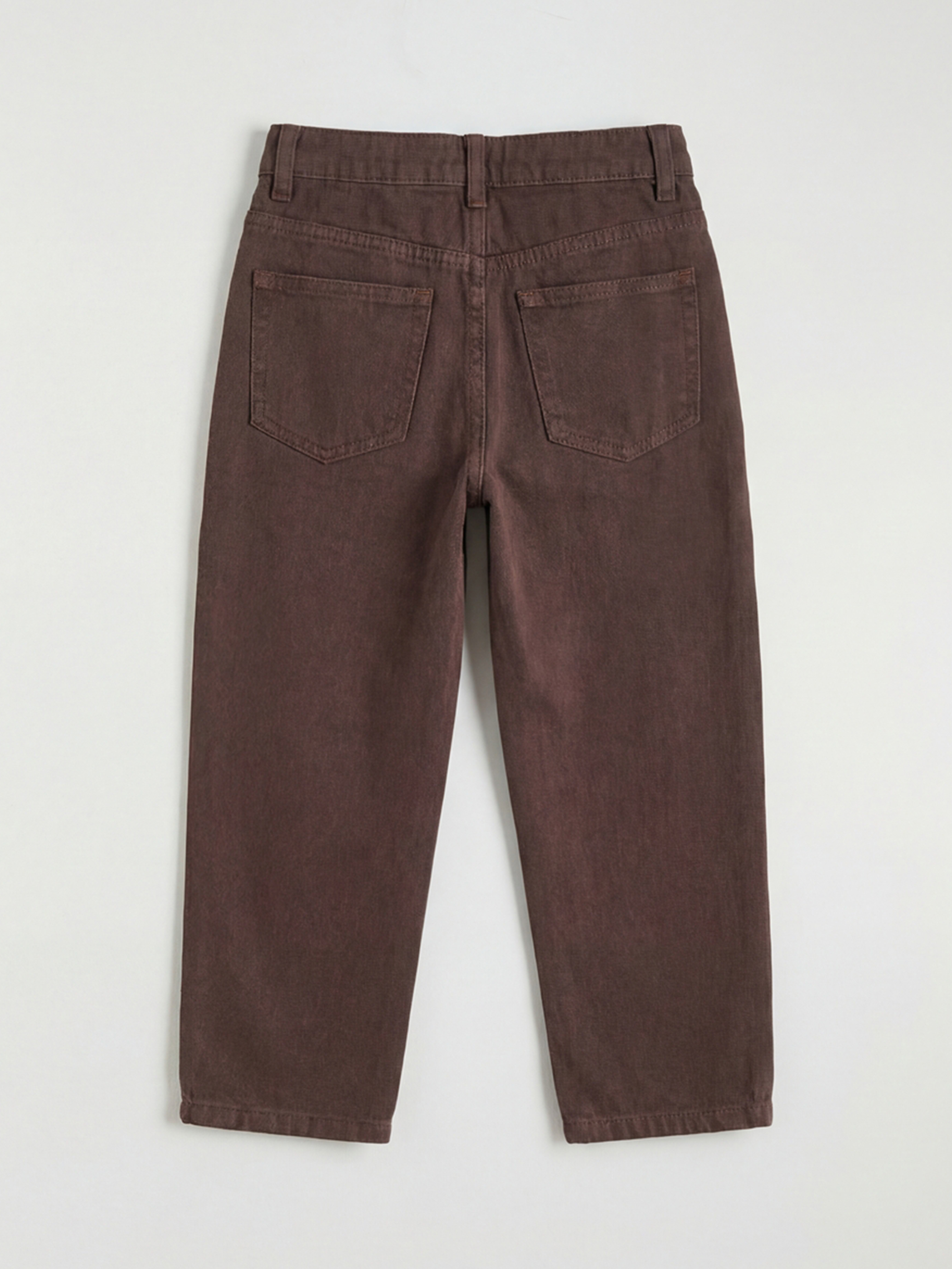 Kahverengi Baggy Fit Erkek Çocuk Pantolon-1