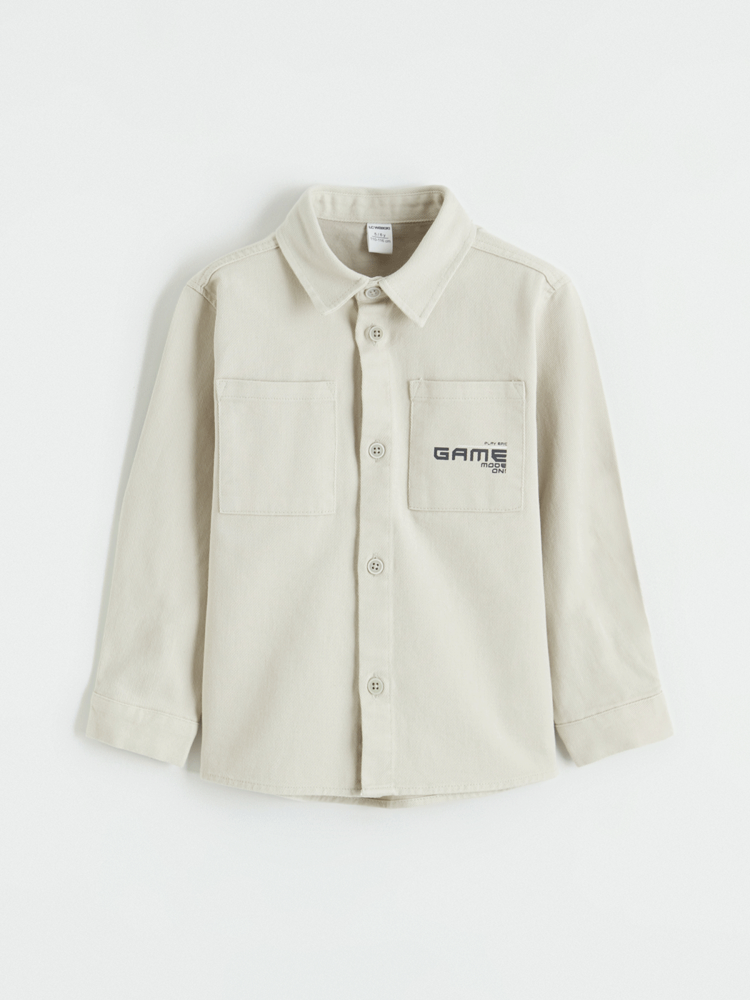 LCW Kids Cepli Erkek Çocuk Gabardin Gömlek - S65727Z1-G7L