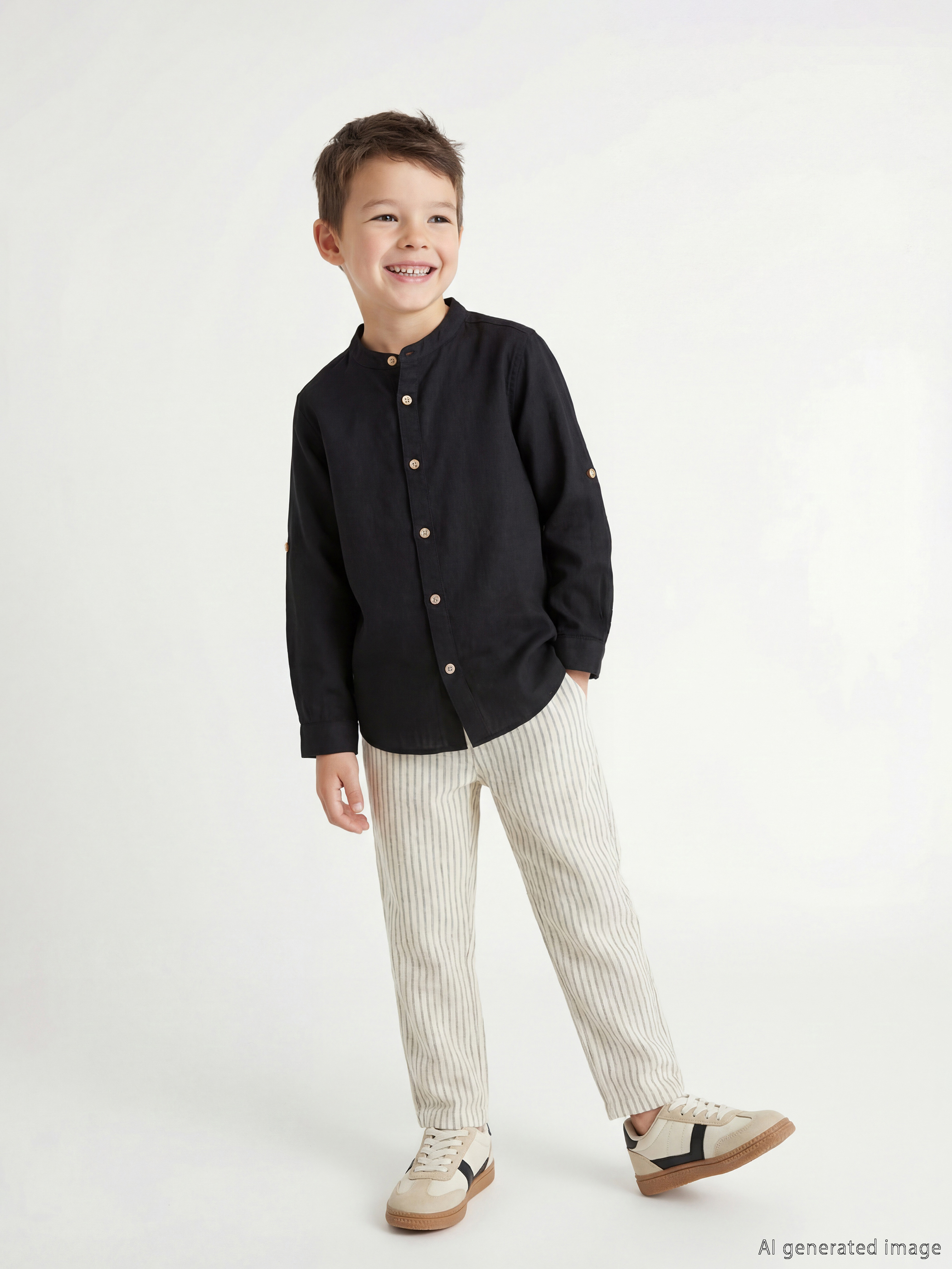 LCW Kids Erkek Çocuk Gömlek ve Pantolon - S65736Z1-R4W