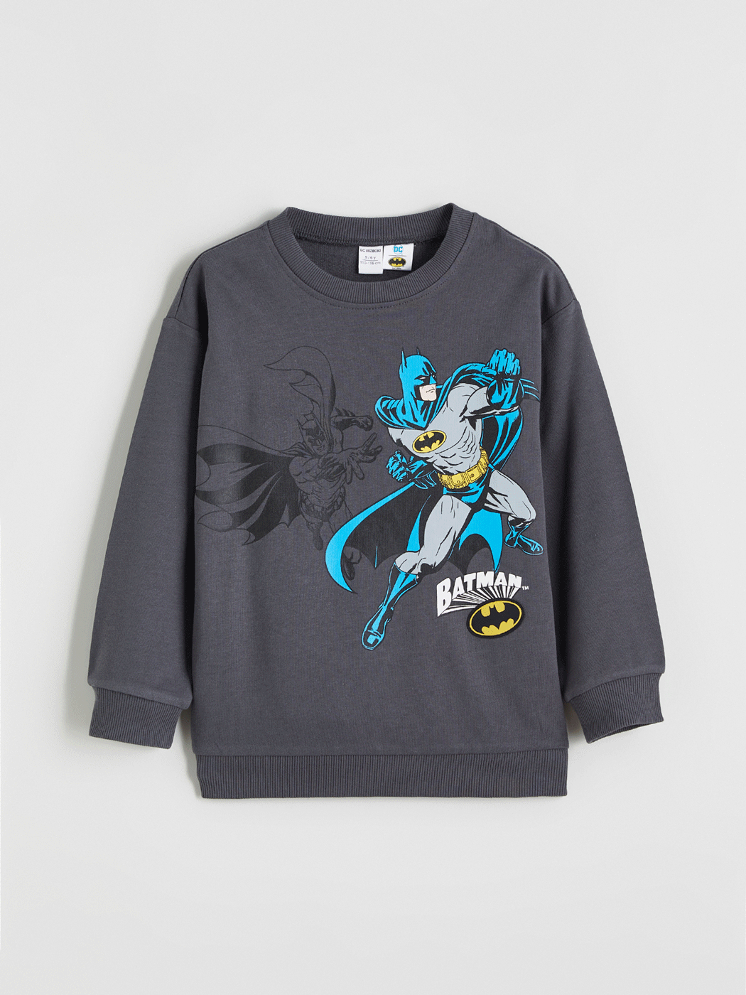 LCW Kids Batman Baskılı Erkek Çocuk Sweatshirt - S65969Z1-HGL