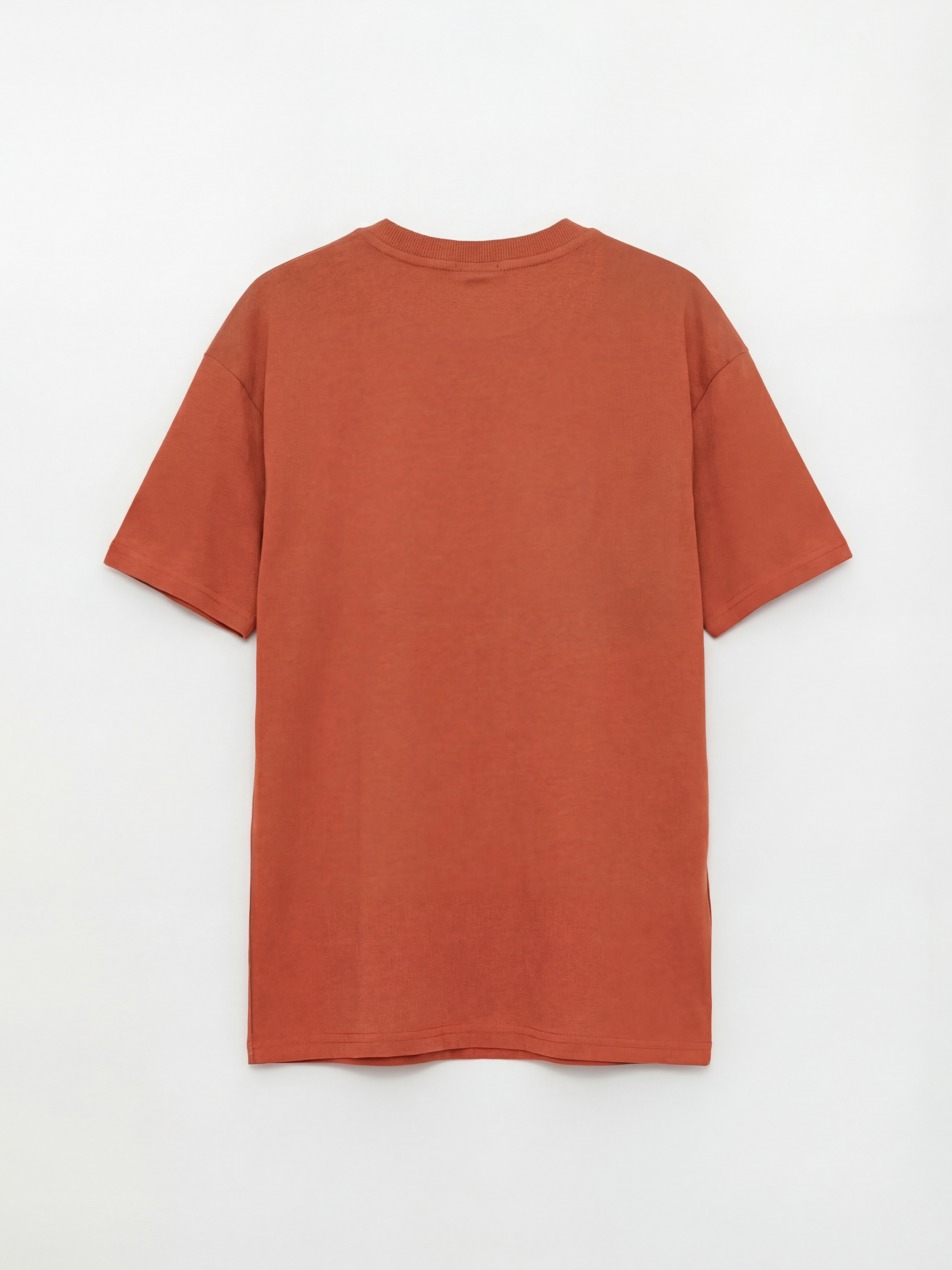 Turuncu Bisiklet Yaka Cepli Erkek Çocuk Tişört-1