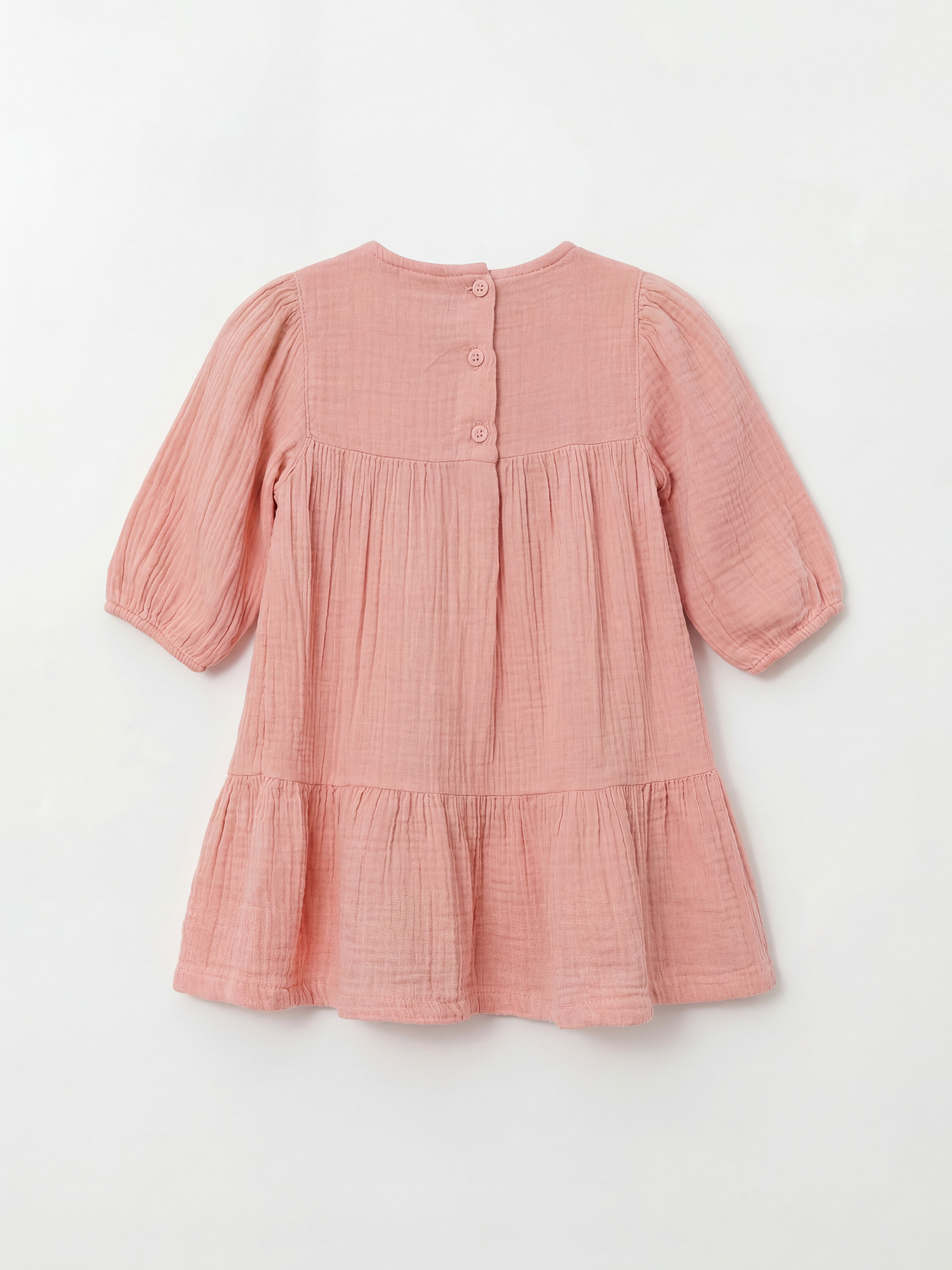 Μωρό Κορίτσι ΡΟΖ Φόρεμα-1