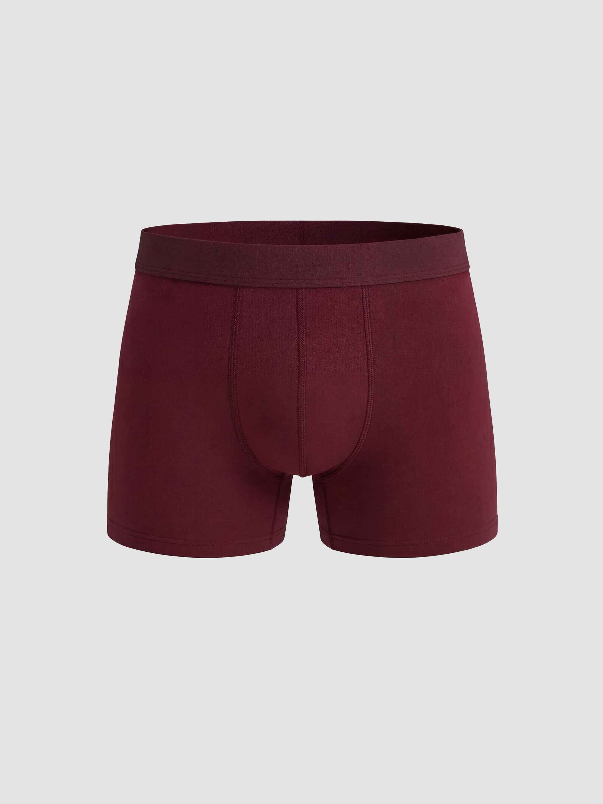 Siyah Standart Kalıp Pamuklu Esnek Erkek Boxer 3'lü-1