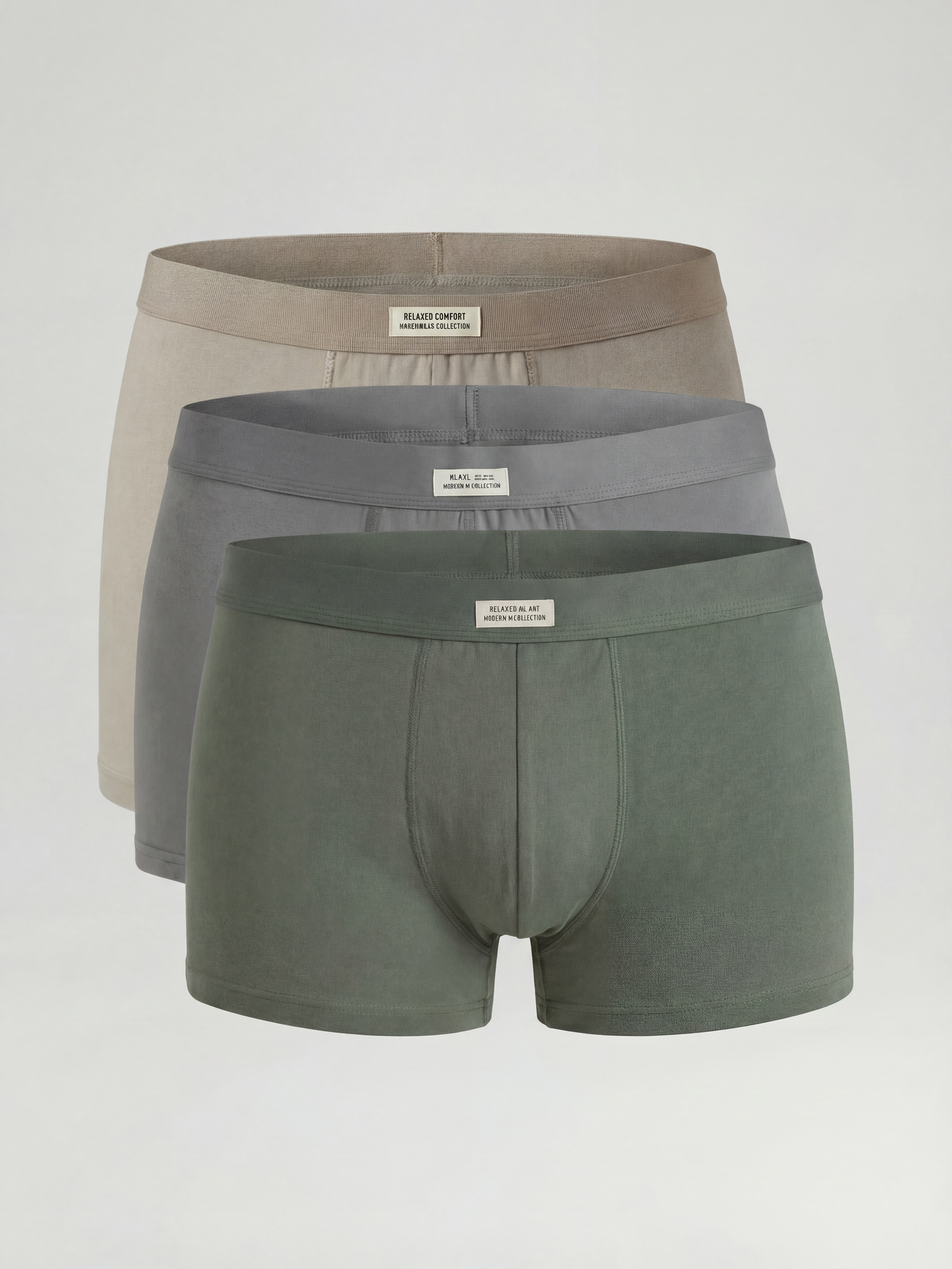 LC WAIKIKI Standart Kalıp Pamuklu Esnek Erkek Boxer 3'lü - S66243Z8-GNZ