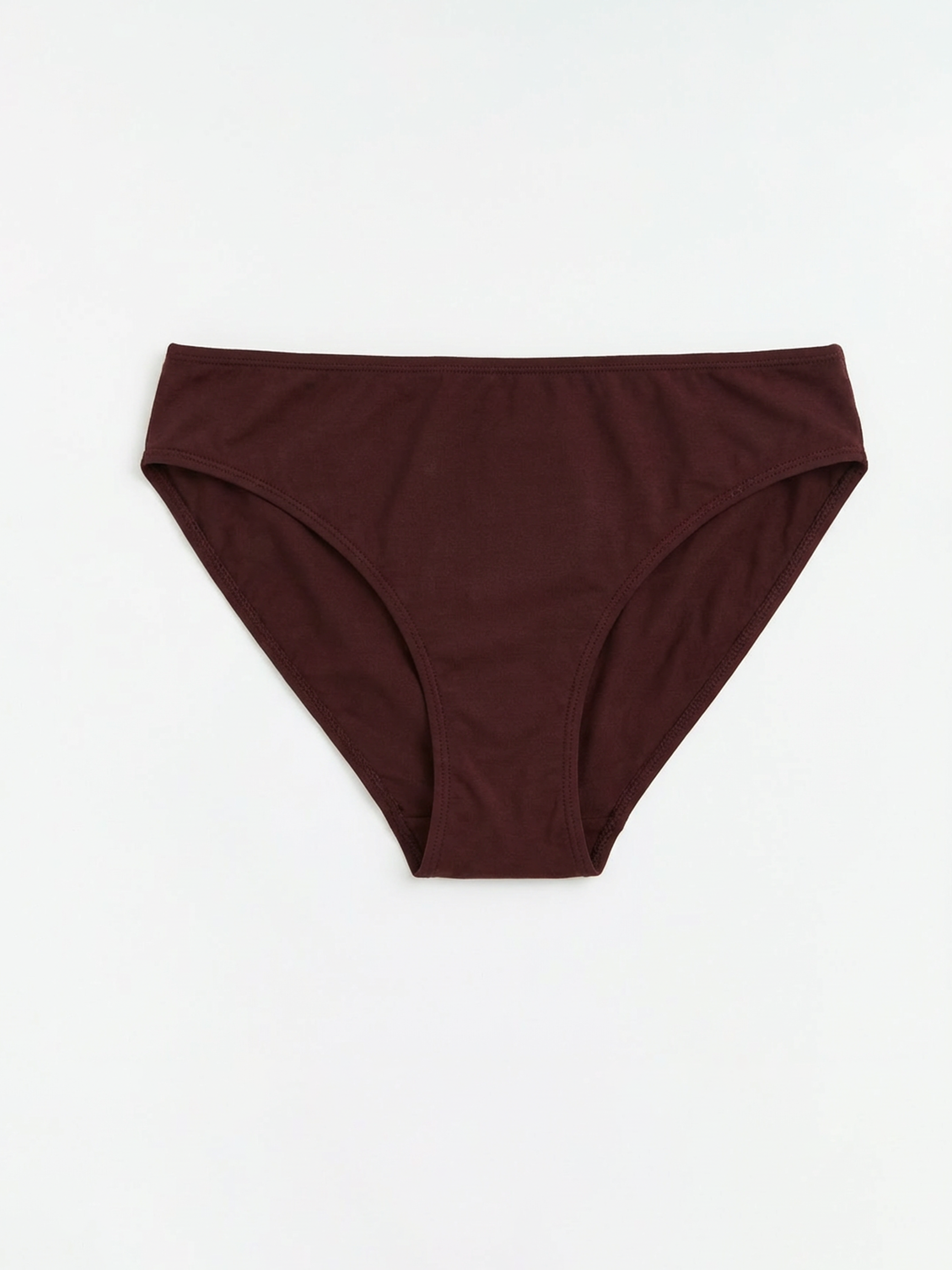 Kahverengi Leopar Desenli Bikini Külot 3'lü	-2