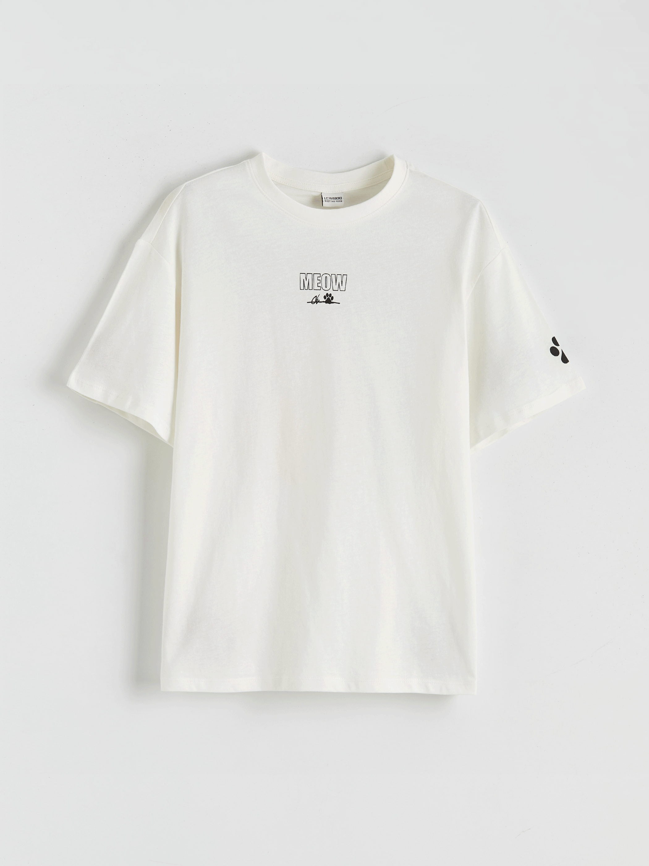 LCW Kids Baskılı Kız Çocuk Tişört - S66884Z4-R9J