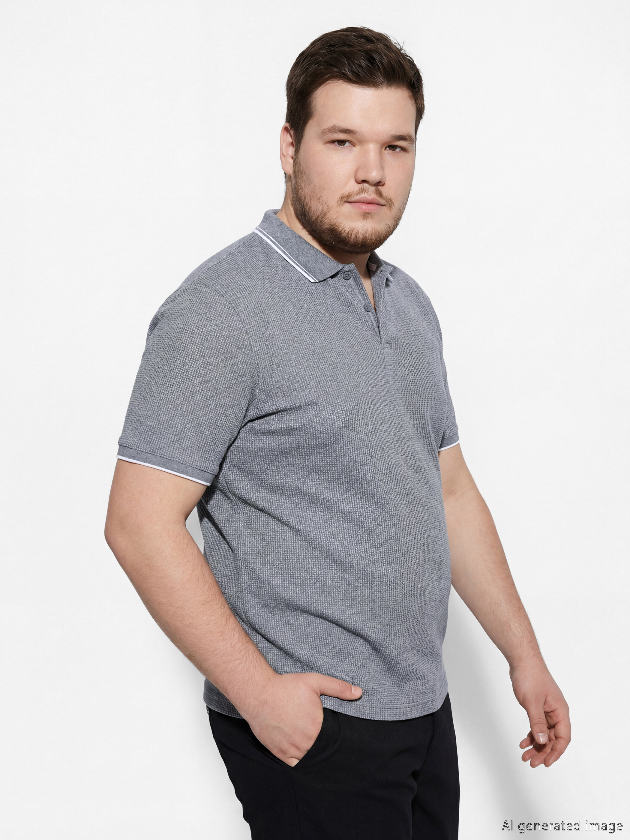 Чоловік СІРИЙ Футболка-1